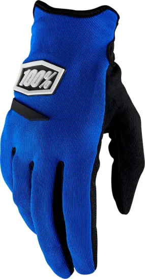 100% RideCamp Women's Glove Blu XL