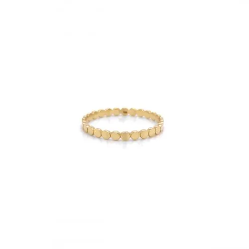 10K Gold Dotted Ring