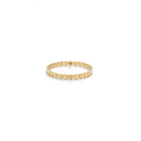 10K Gold Dotted Ring