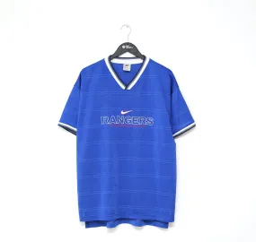 1997/99 RANGERS Vintage Nike Football Leisure Training Shirt (XXL)