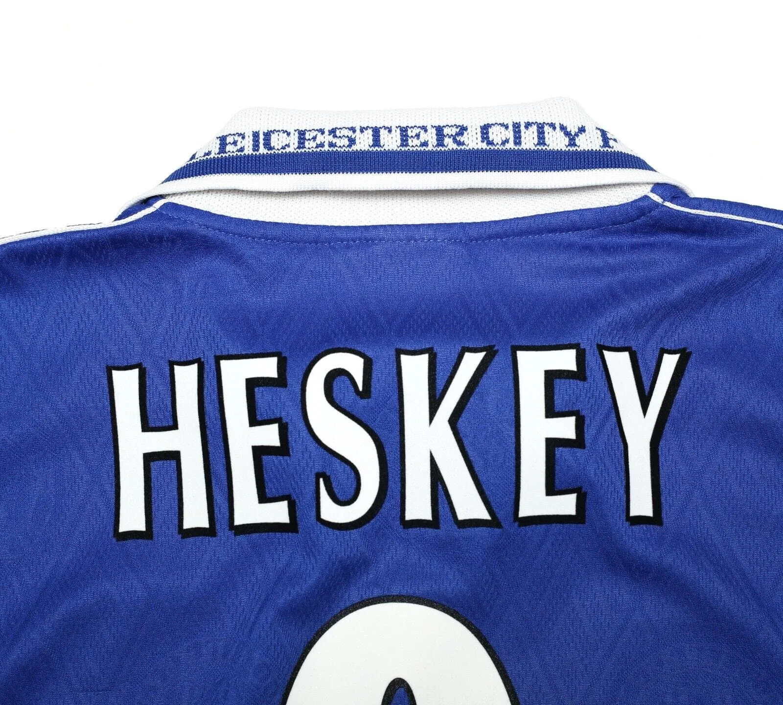 1998/00 HESKEY #9 Leicester City Vintage Fox Leisure Football Shirt (XS/S) 34/36