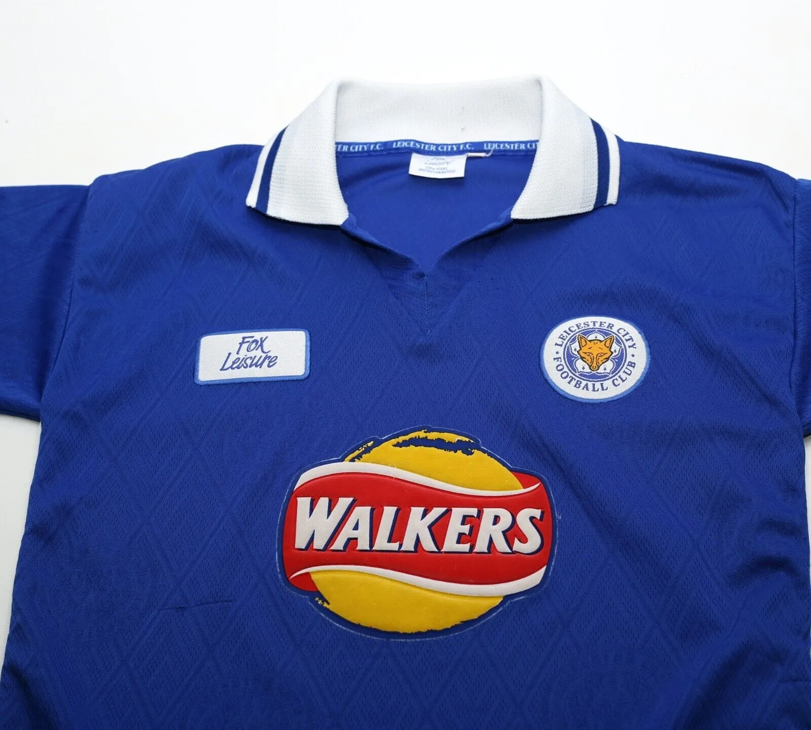 1998/00 HESKEY #9 Leicester City Vintage Fox Leisure Football Shirt (XS/S) 34/36