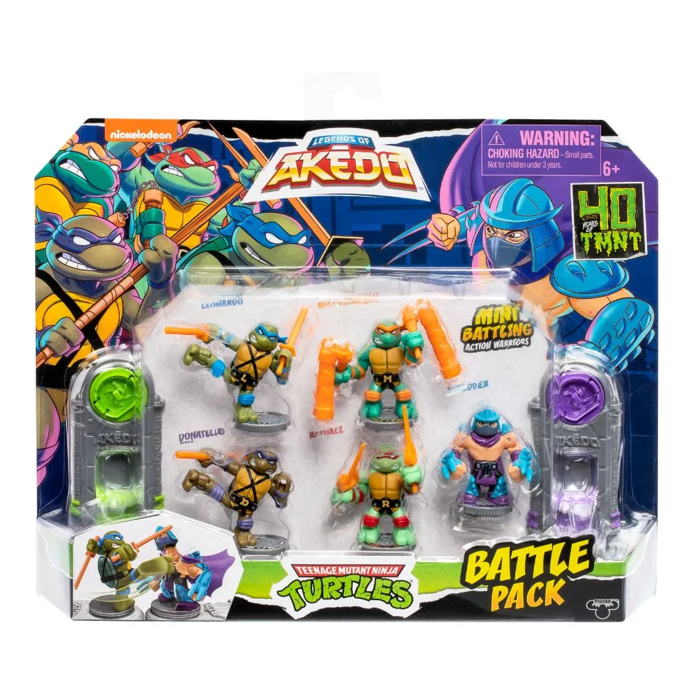 AKEDO TEENAGE MUTANT NINJA TURTLES S2 BATTLE PACK