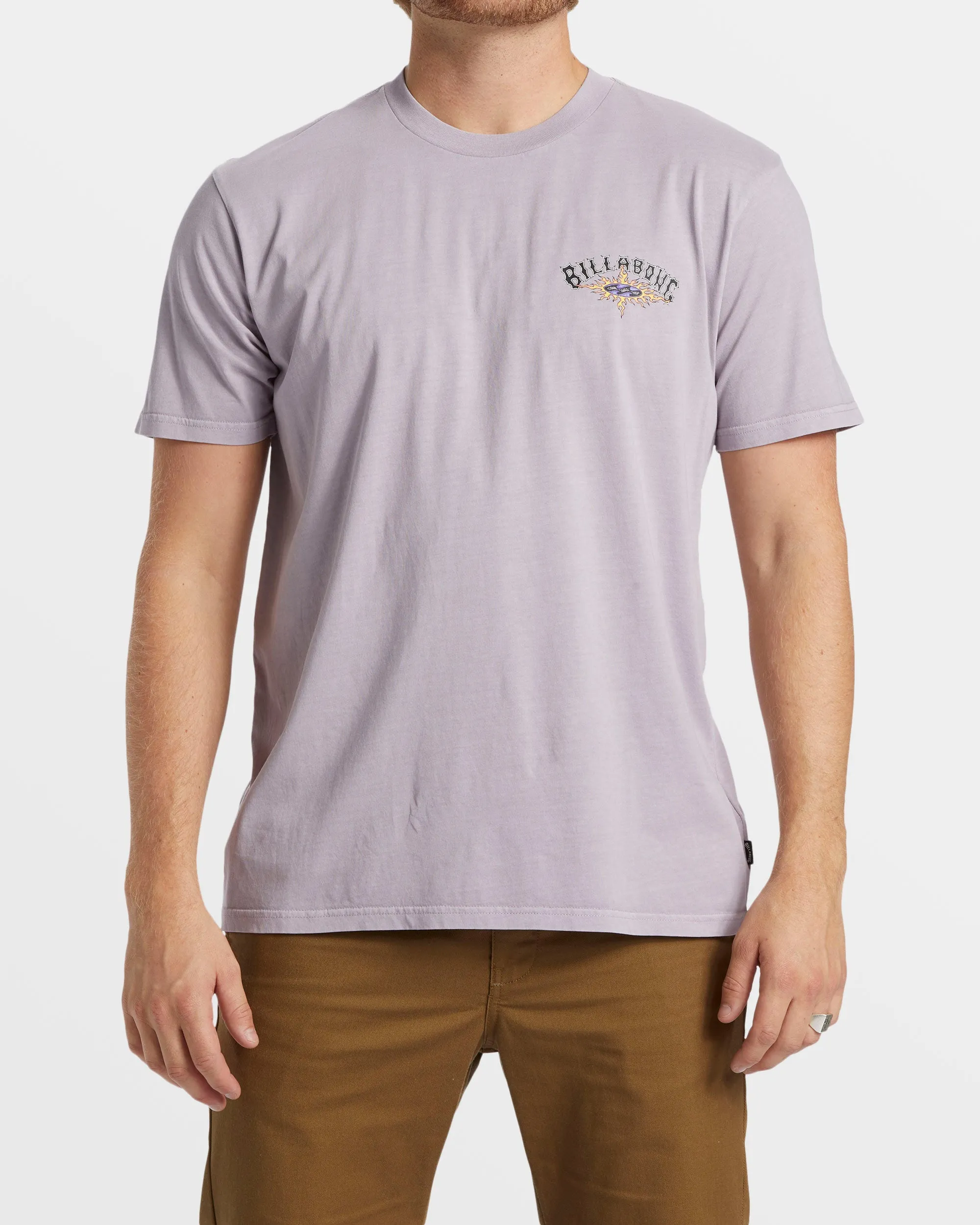 Arch Wash Wave Washed T-Shirt - Purple Ash