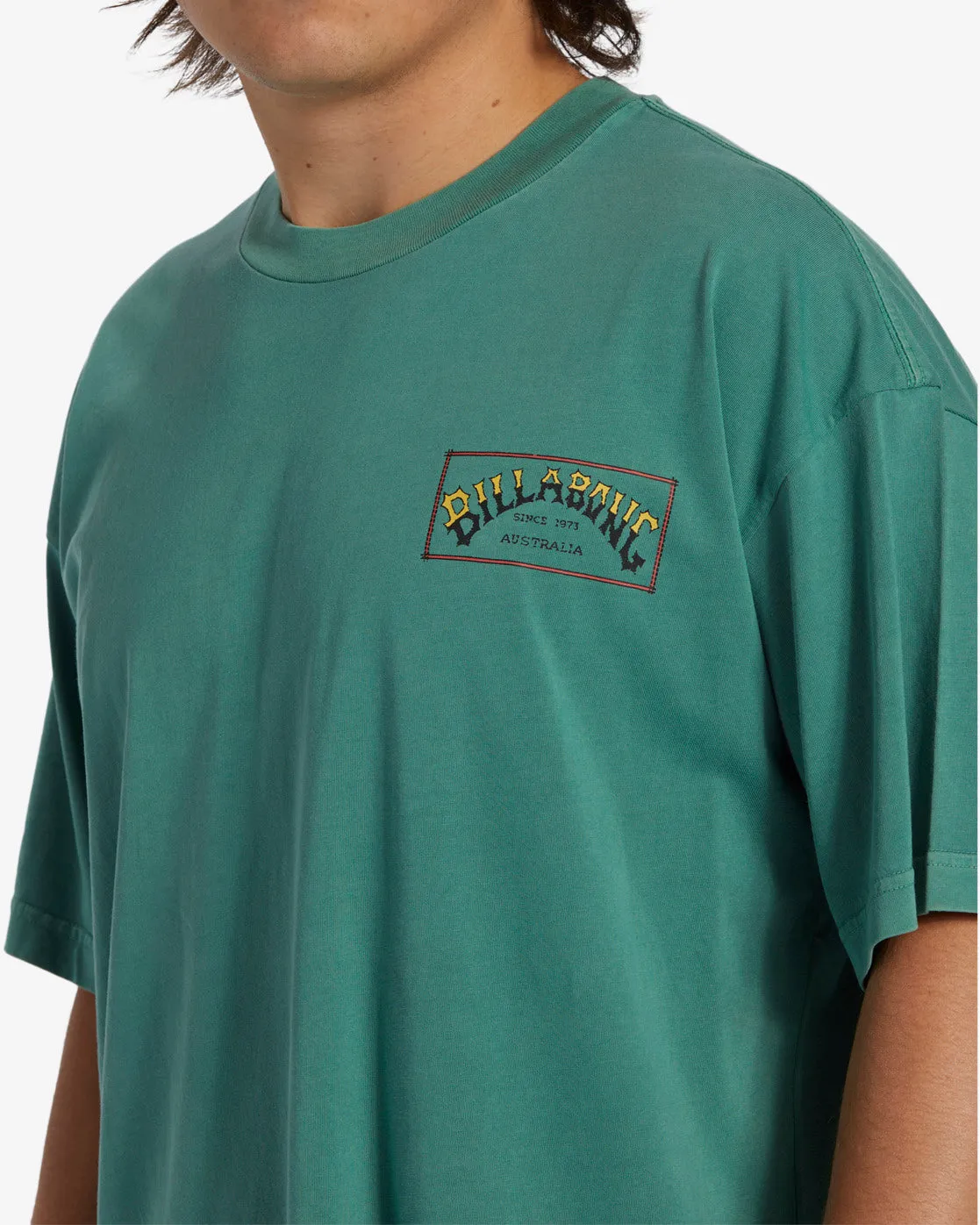 Arch Wave OG Short Sleeve Wave Washed T-Shirt - Billiard