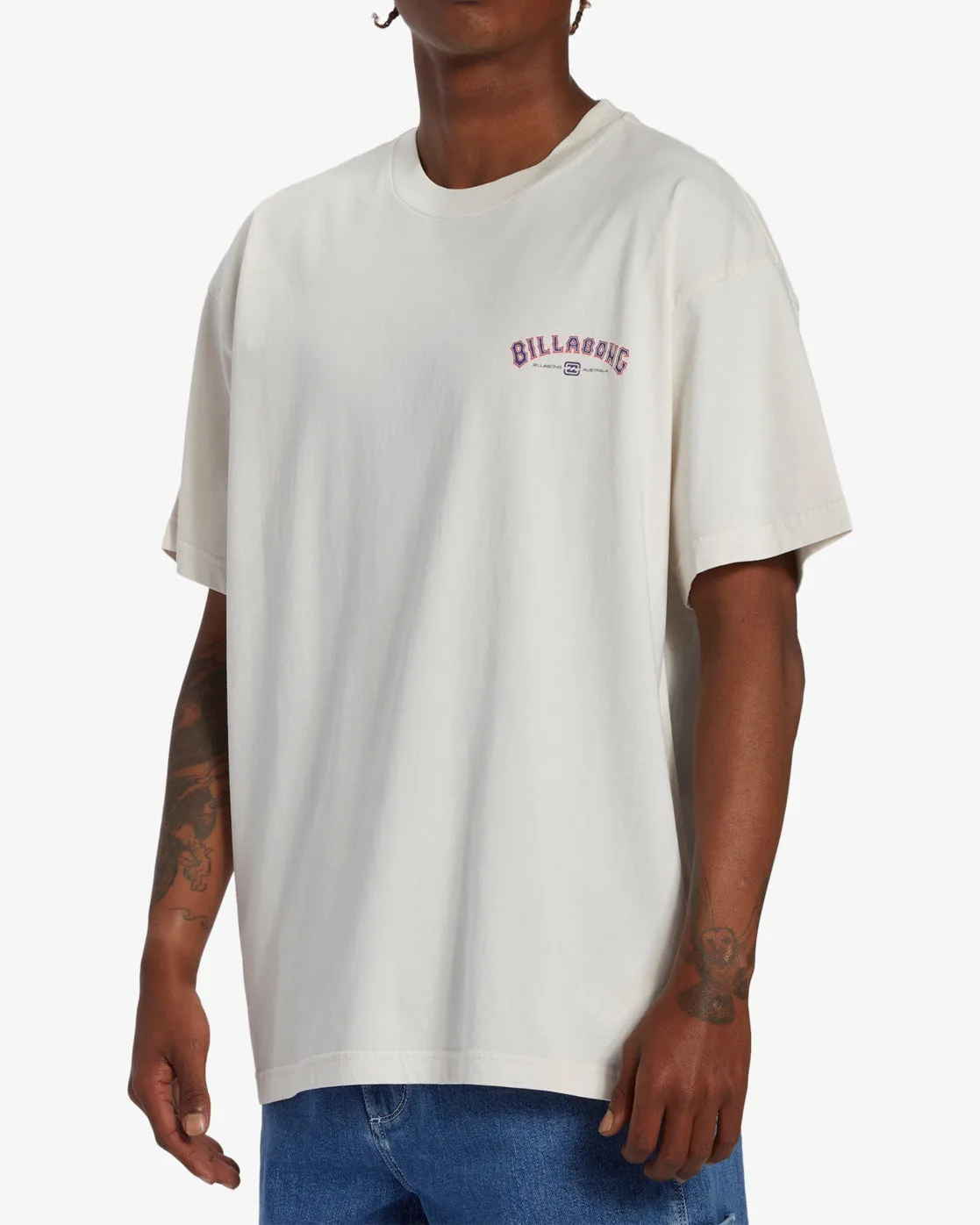 Arch Wave OG Short Sleeve Wave Washed T-Shirt - Off White