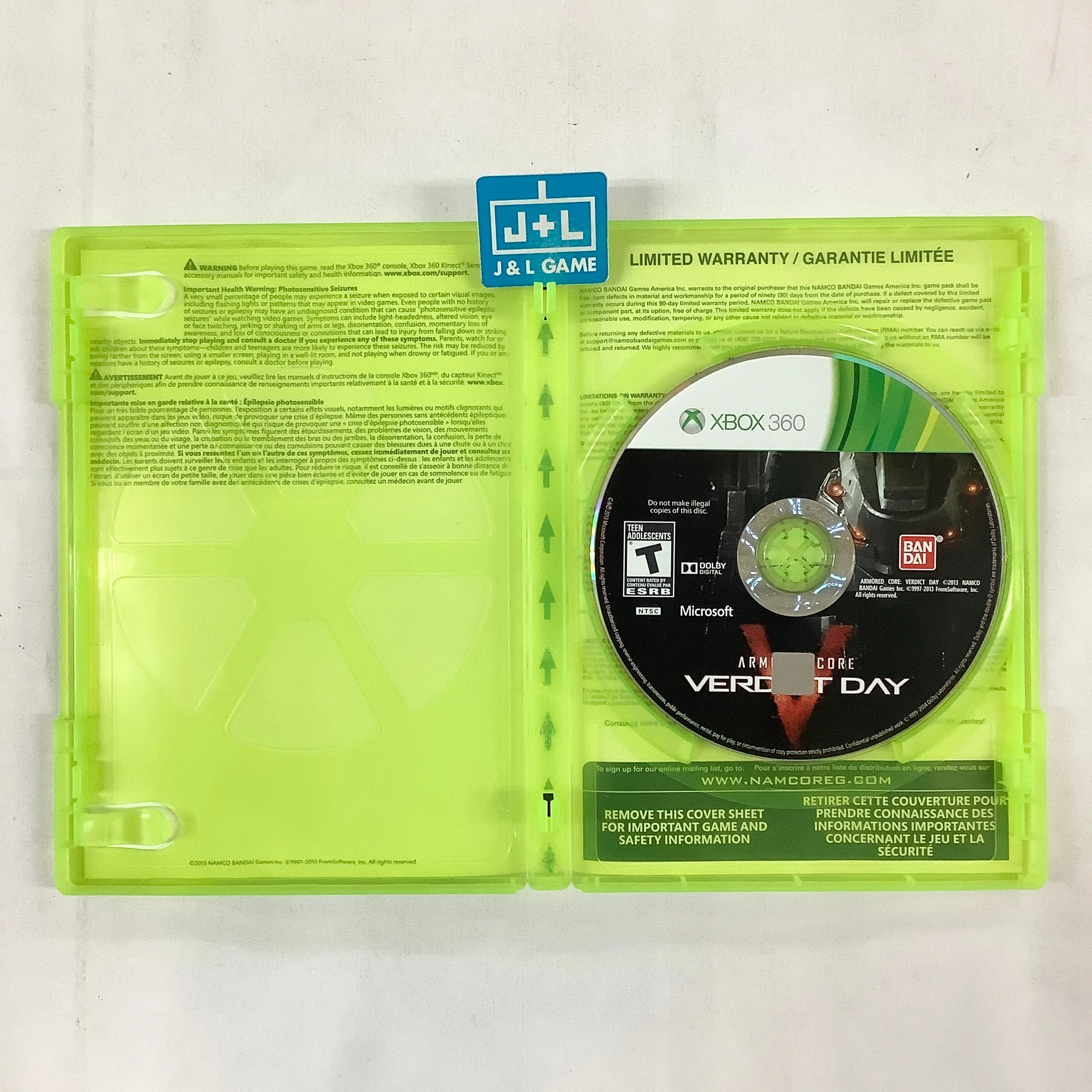 Armored Core: Verdict Day - Xbox 360 [Pre-Owned]