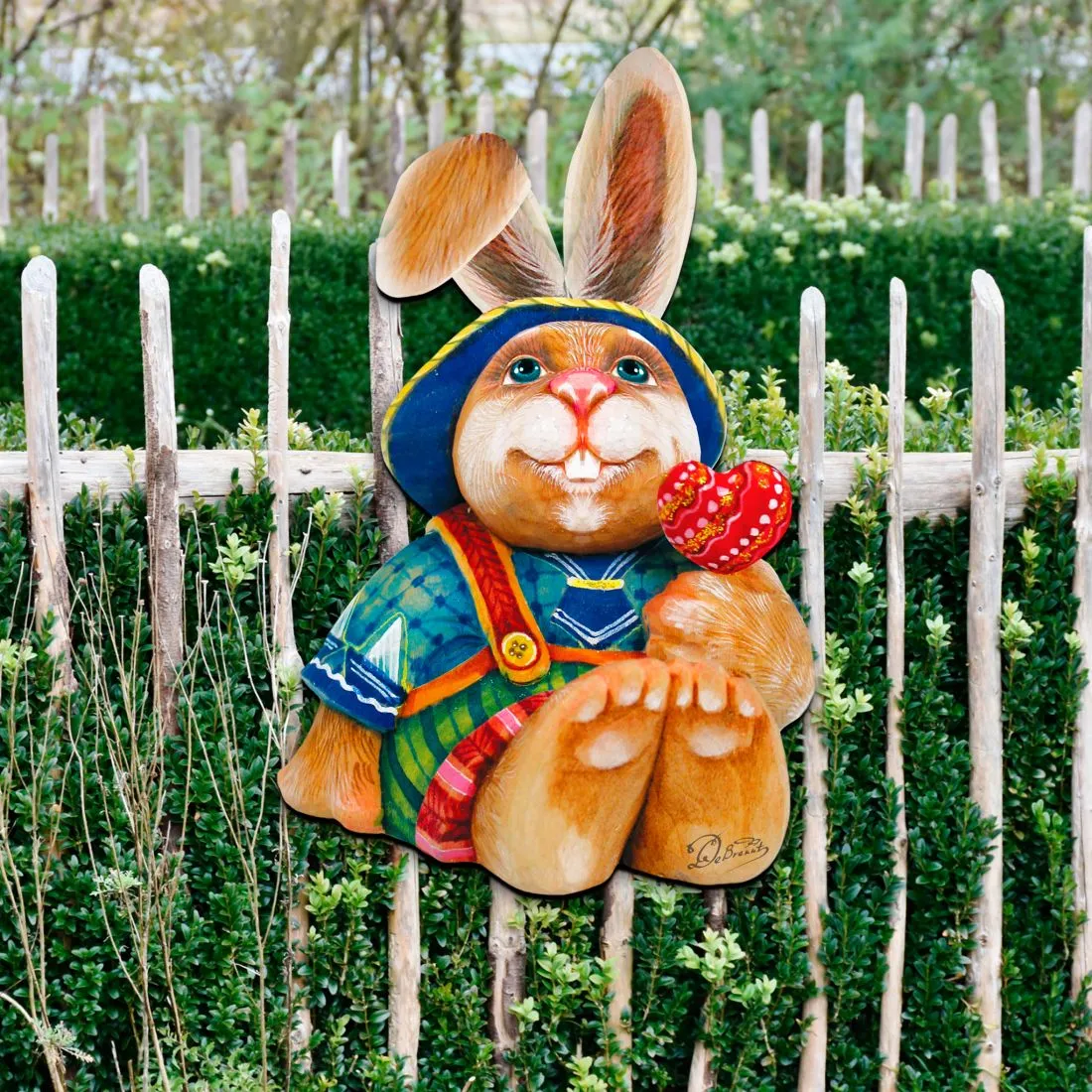 Baby Bunny Easter Door Decor by G. DeBrekht - Easter Spring Decor - 8154422H