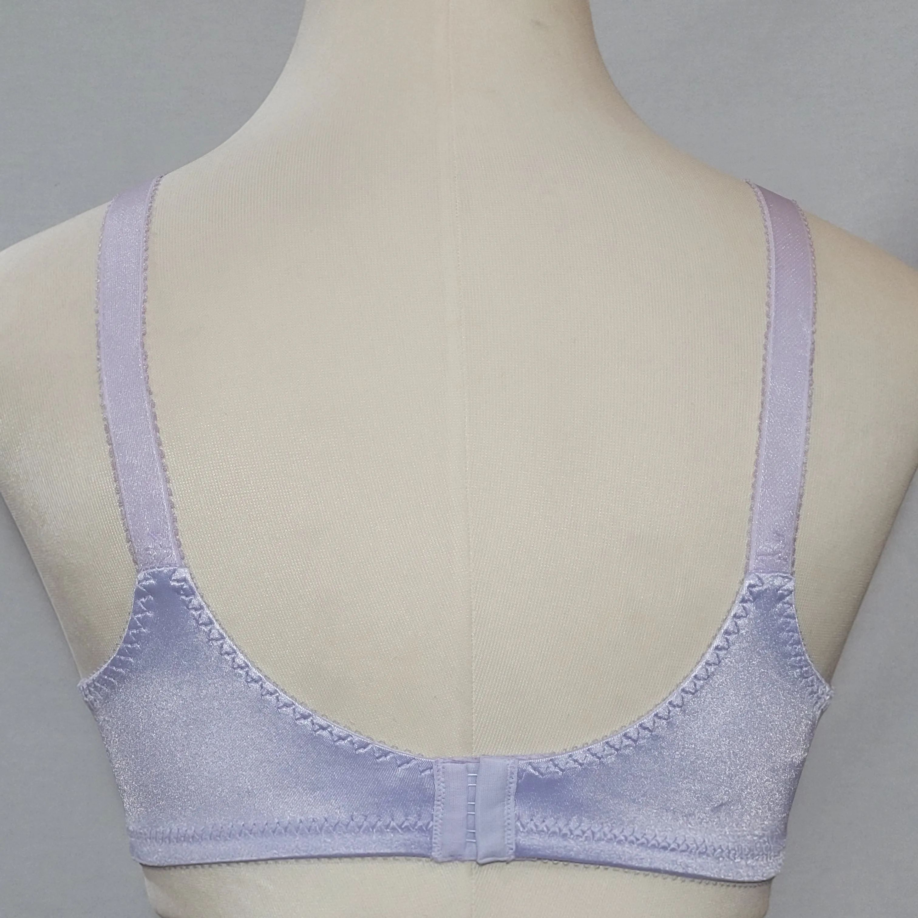 Bali 3820 Double Support Wirefree Bra 38B Thistle Light Purple Lavender NWT