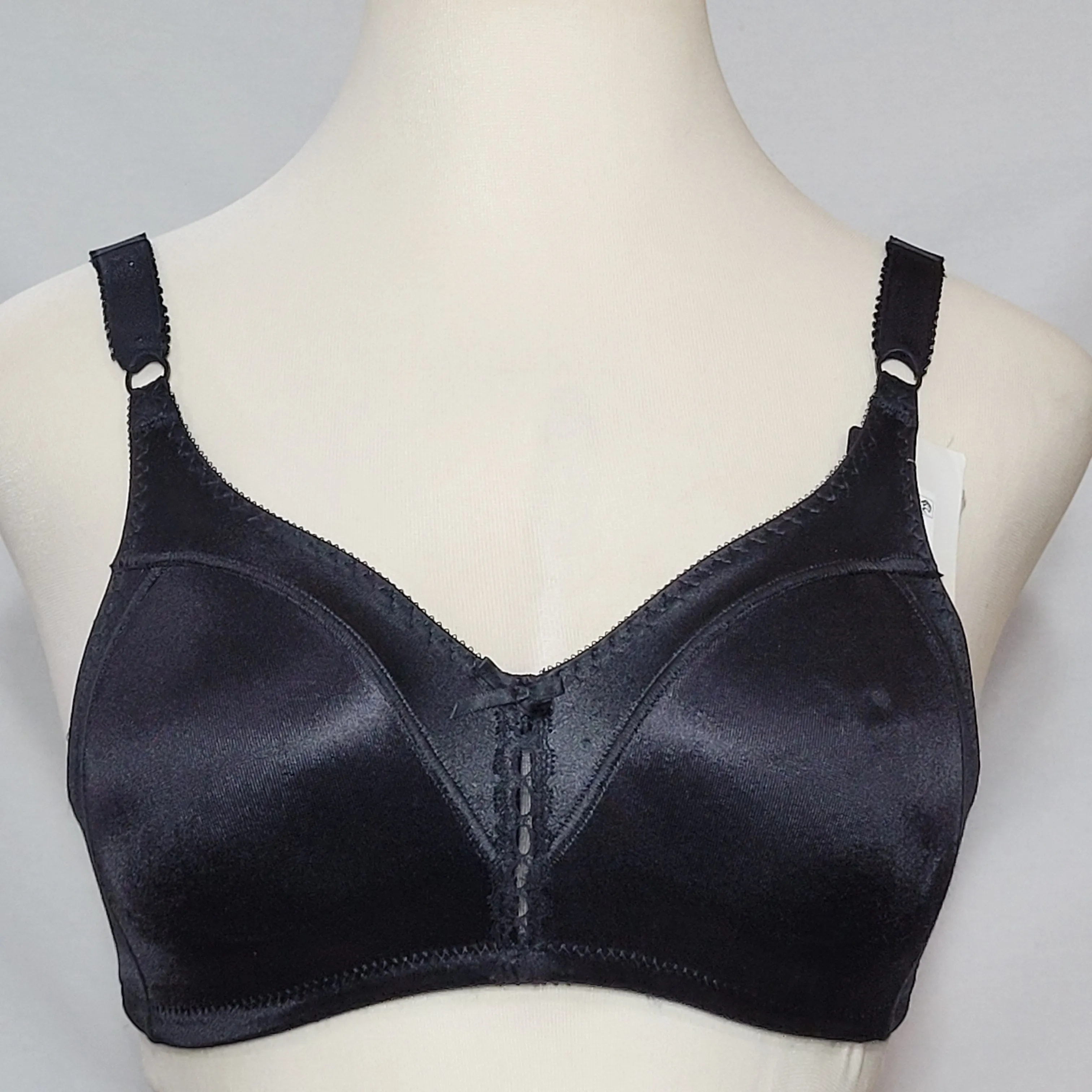 Bali 3820 Double Support Wirefree Bra 42C Black