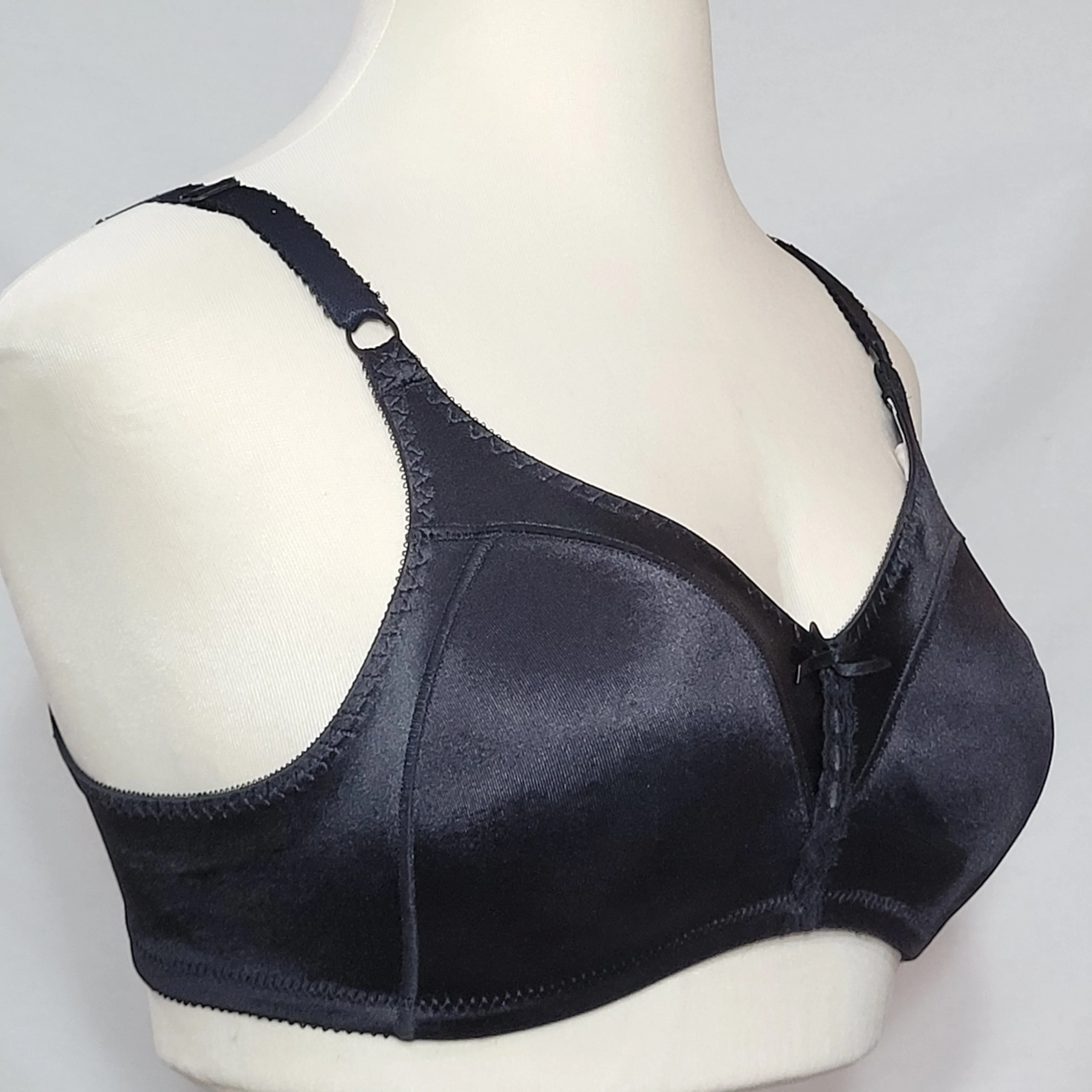 Bali 3820 Double Support Wirefree Bra 42C Black