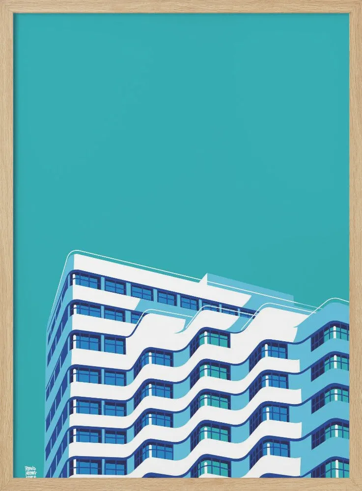 Berlin Shellhouse - Stretched Canvas, Poster or Fine Art Print