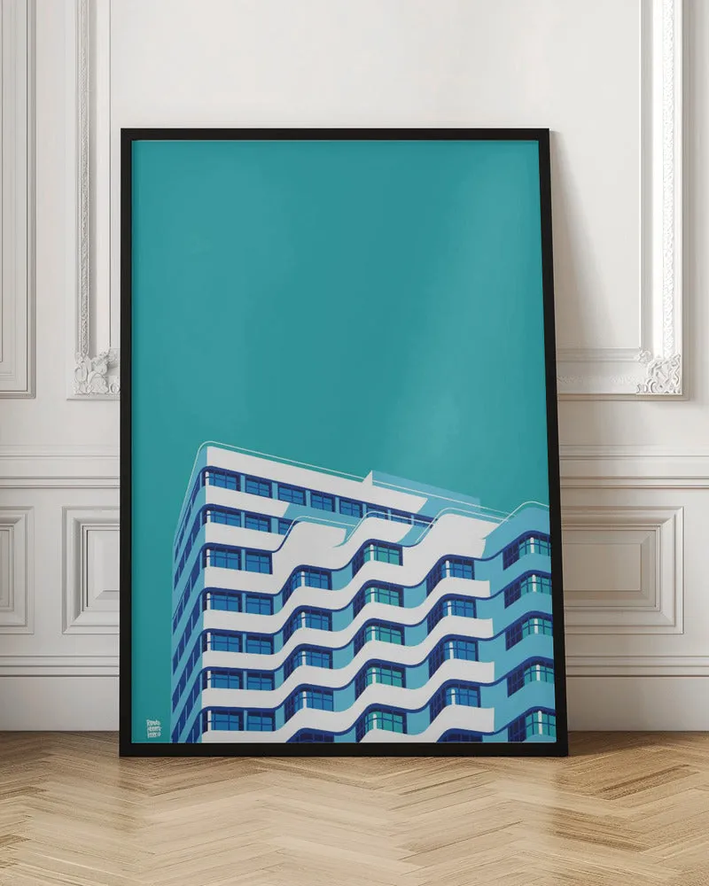 Berlin Shellhouse - Stretched Canvas, Poster or Fine Art Print