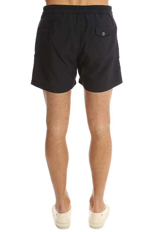 Black Officine Generale Roman Swim Short