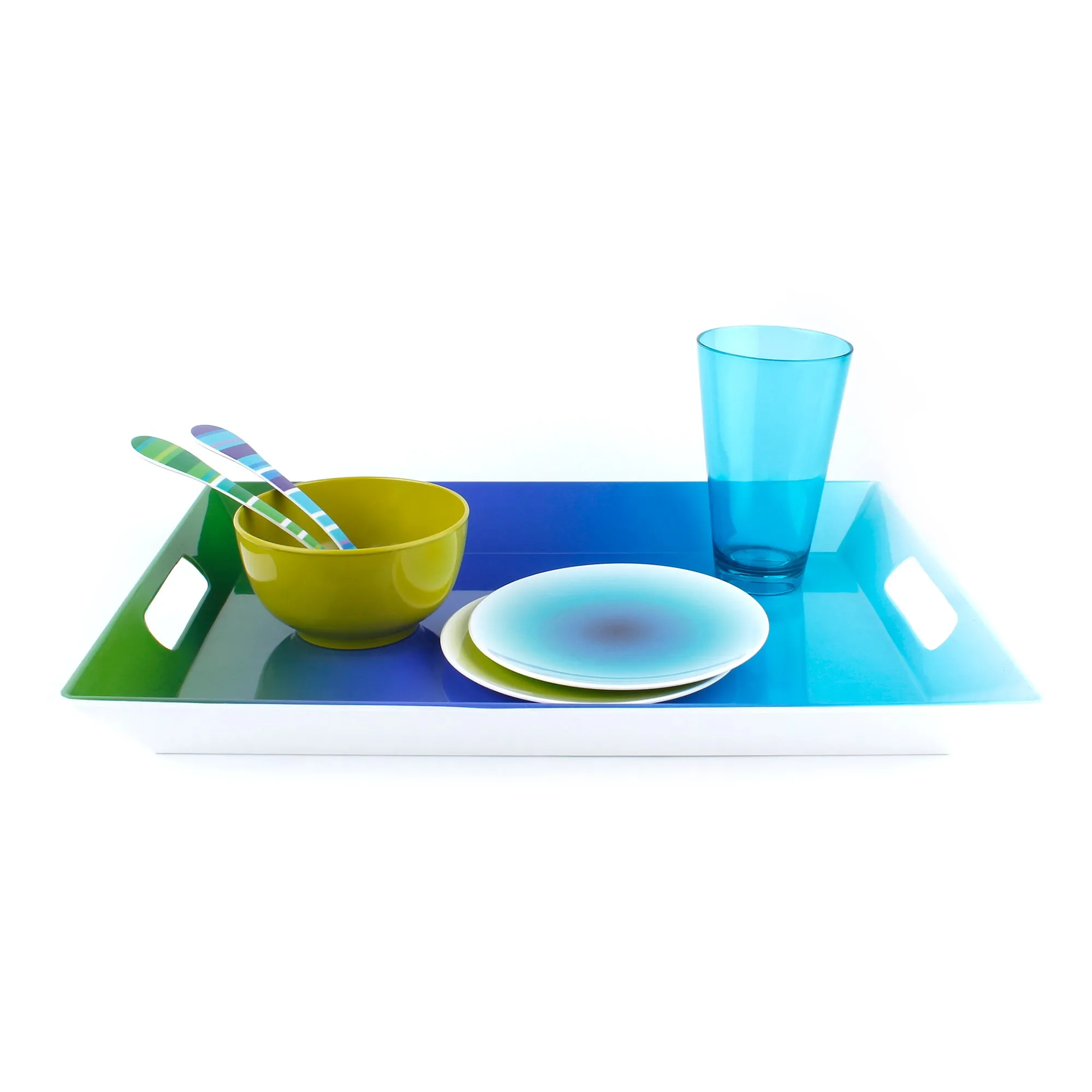 Blue Ombré Serving Tray