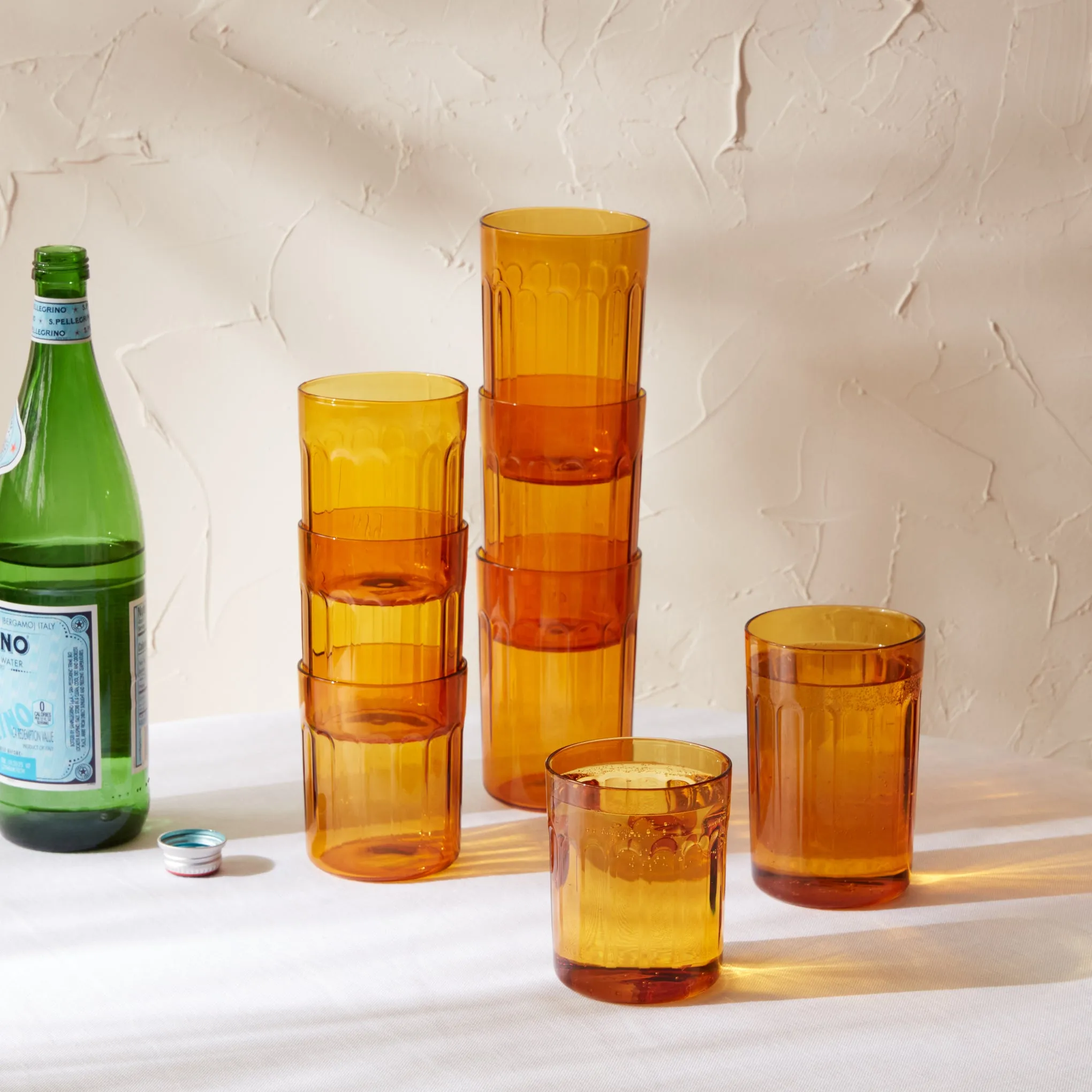 Bodum Chicago Glasses - Set of 4 - Amber