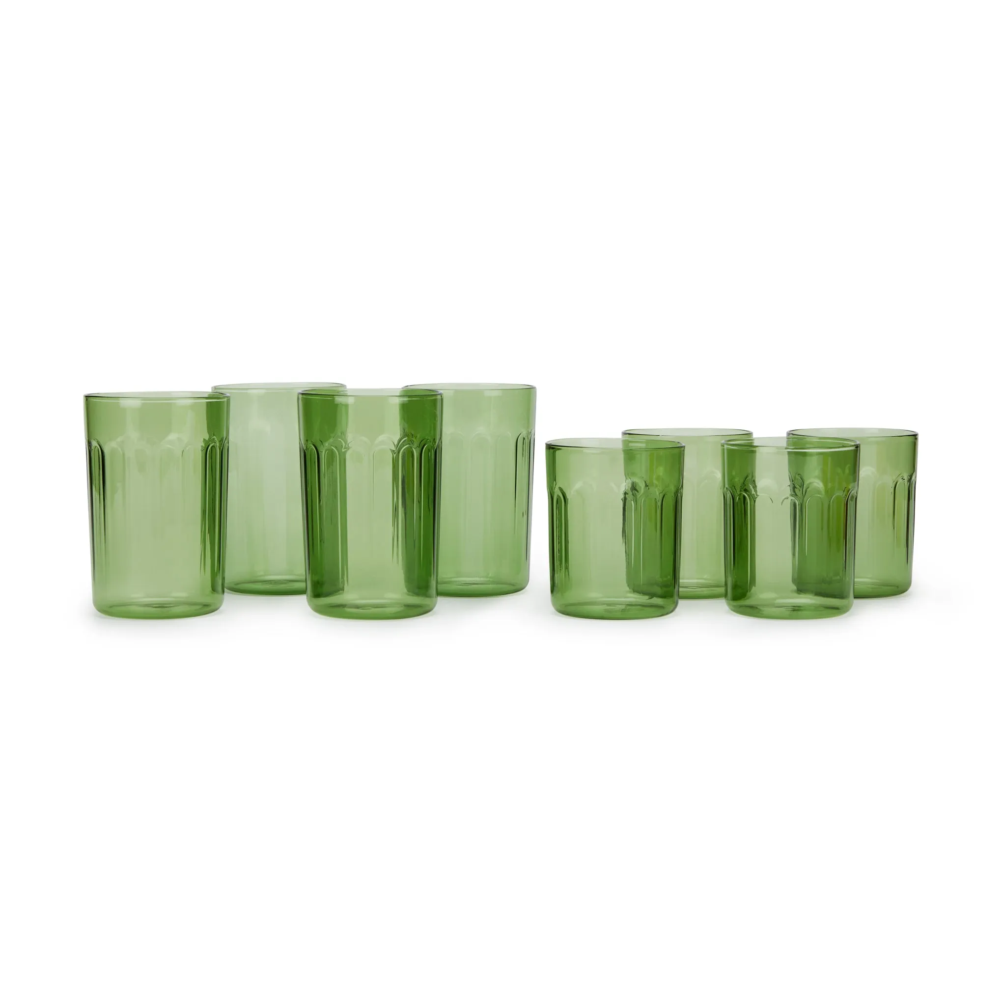 Bodum Chicago Glasses - Set of 4 - Green