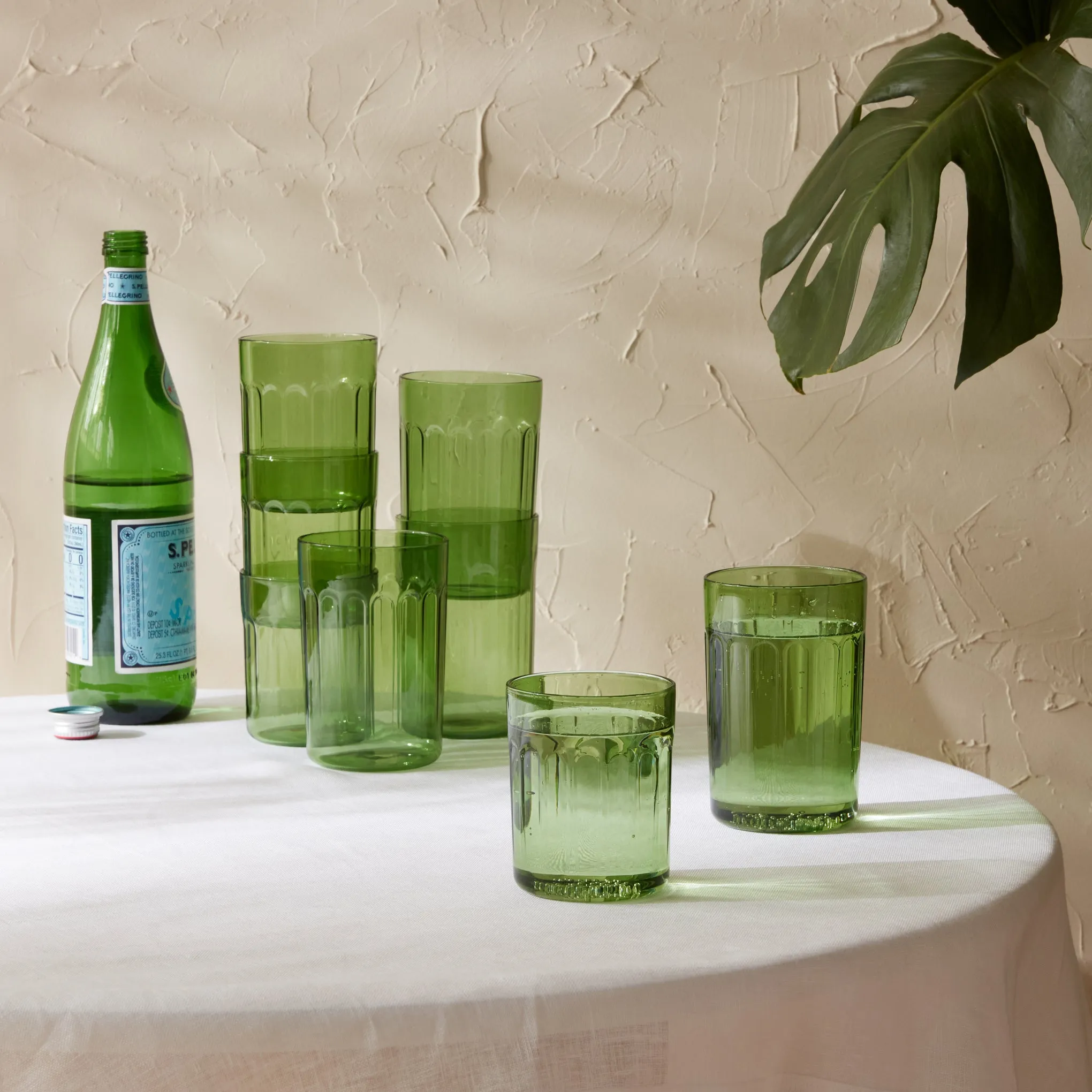 Bodum Chicago Glasses - Set of 4 - Green