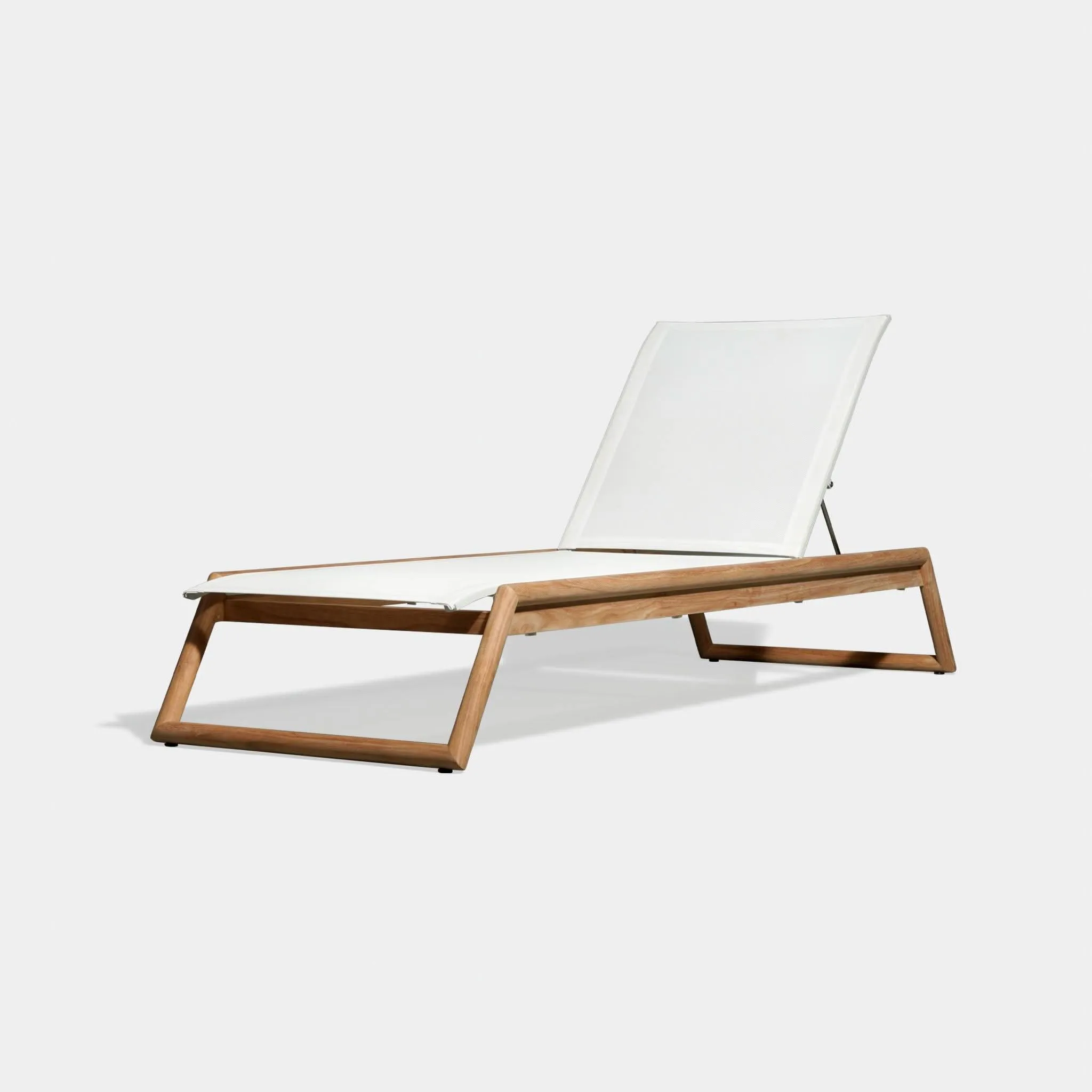 Breeze Xl Teak Stacking Sun Lounge