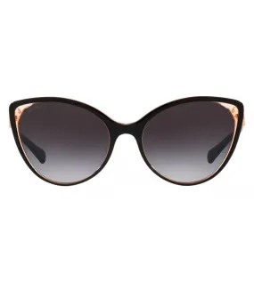 Bvlgari Women's Grey Gradient Cat-Eye Sunglasses