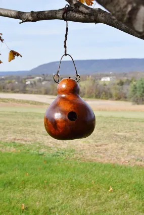 Cabin Birdhouse - Walnut