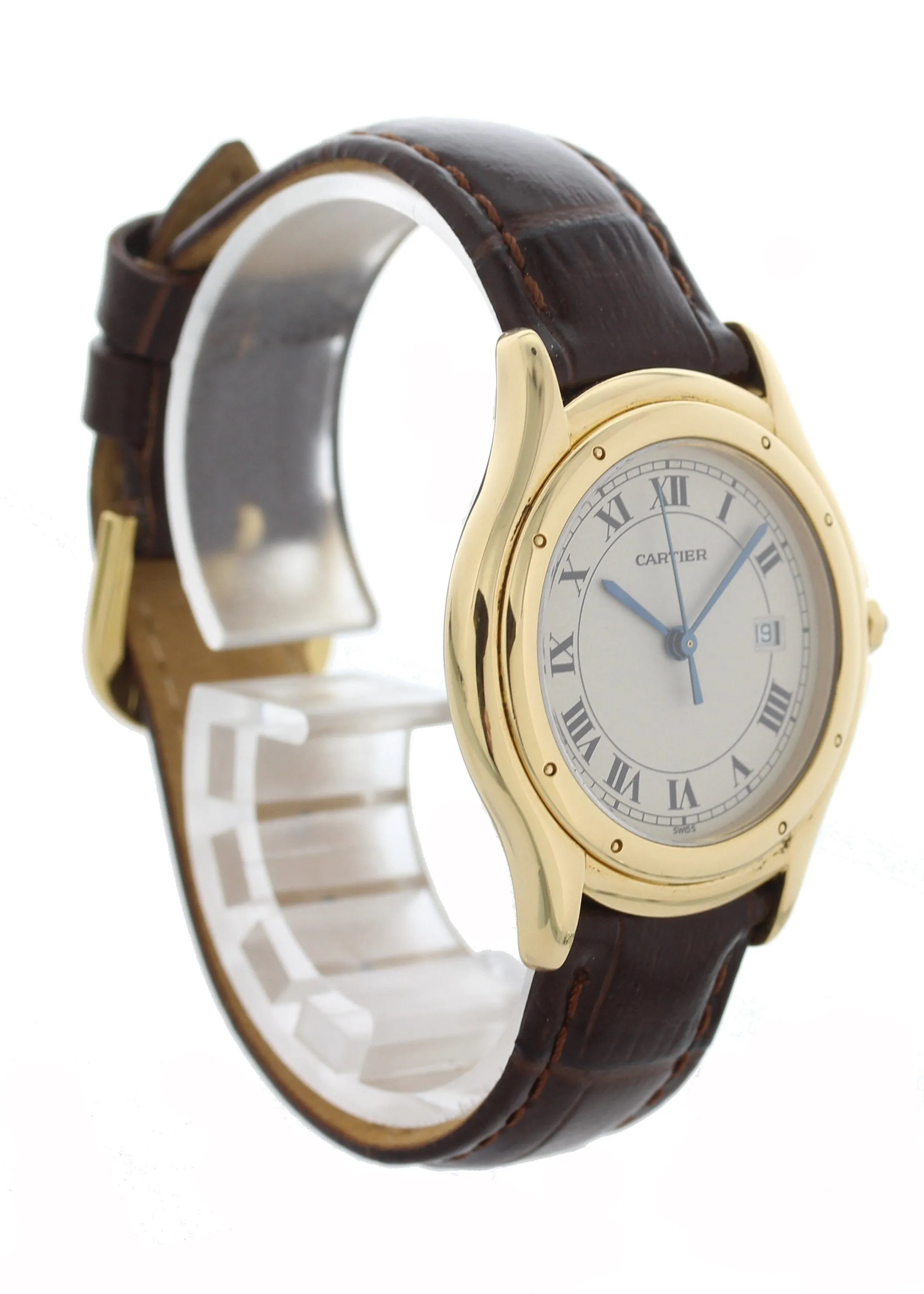 Cartier Cougar Panther 116000R 18k Yellow Gold Ladies Watch