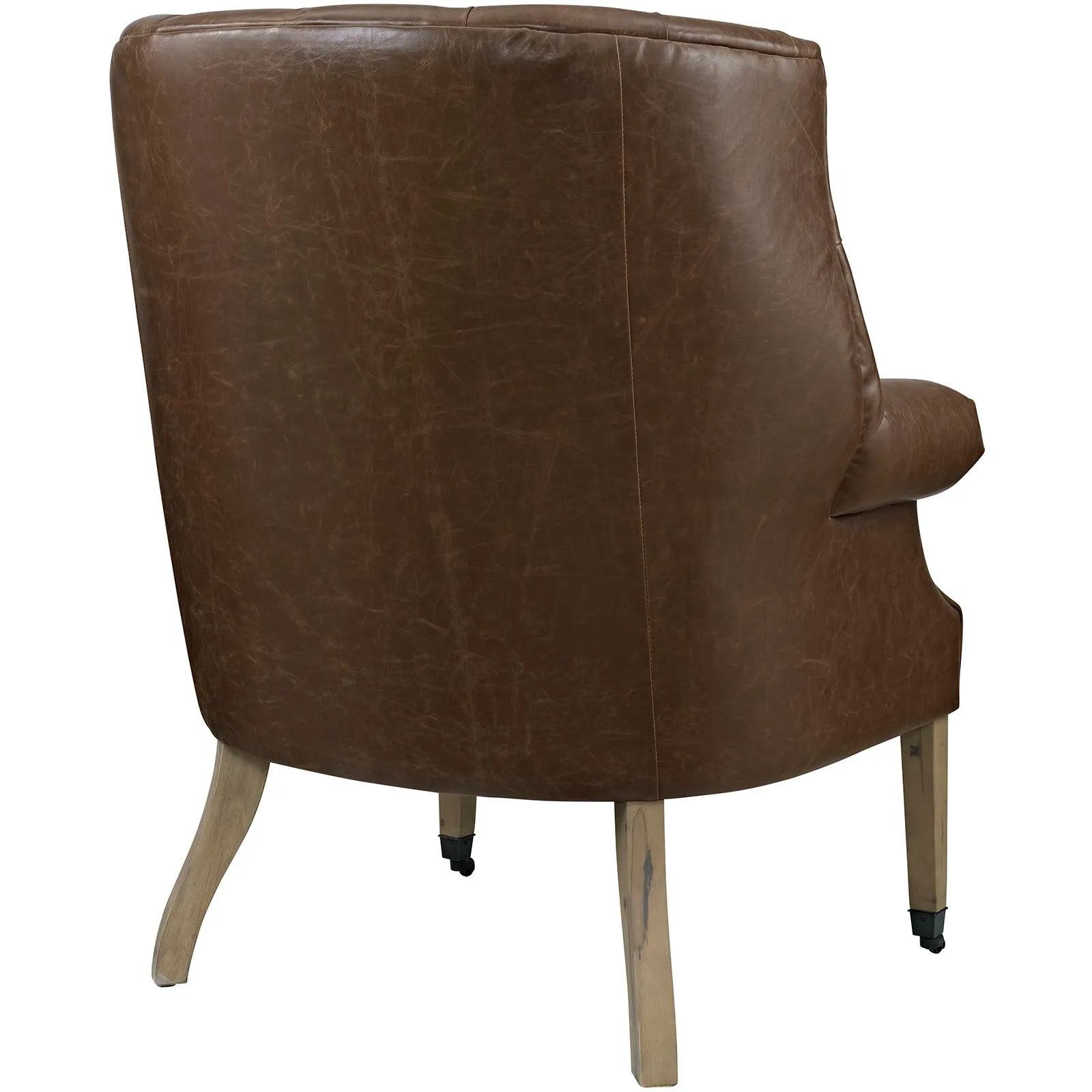 Chart Upholstered Vinyl Lounge Chair by Modway