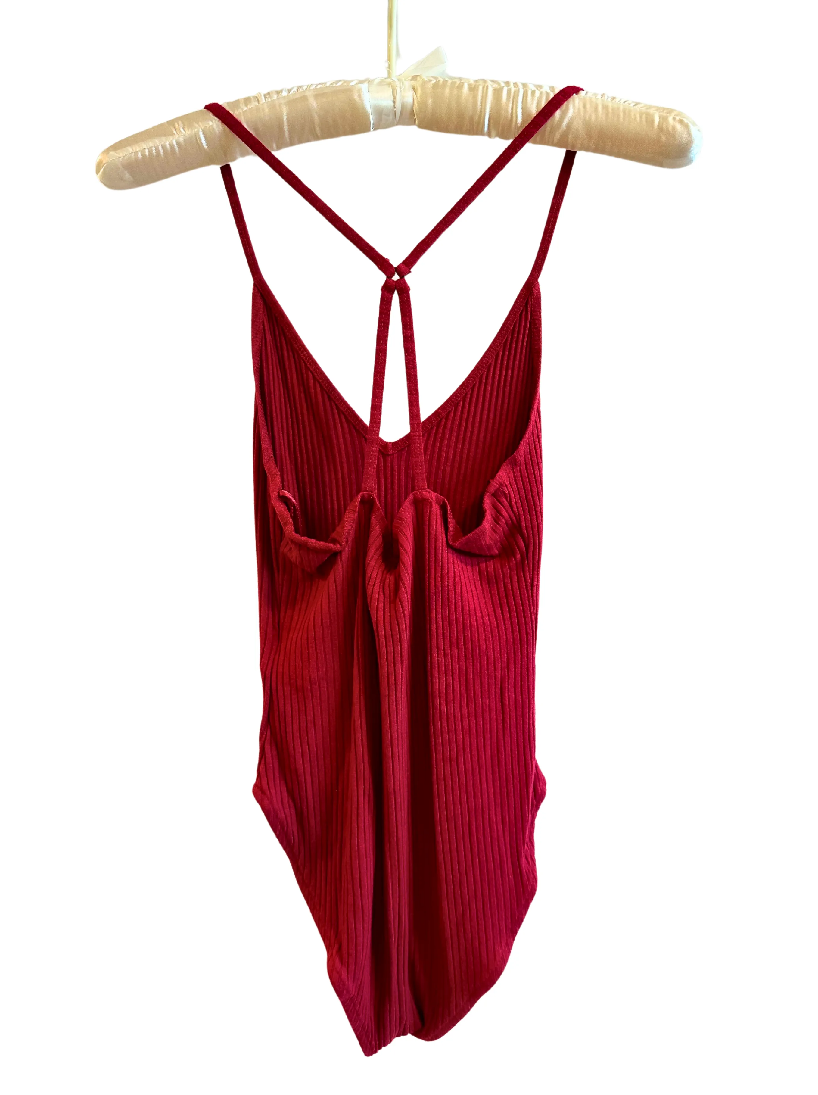 Cherry Red Topshop Leotard