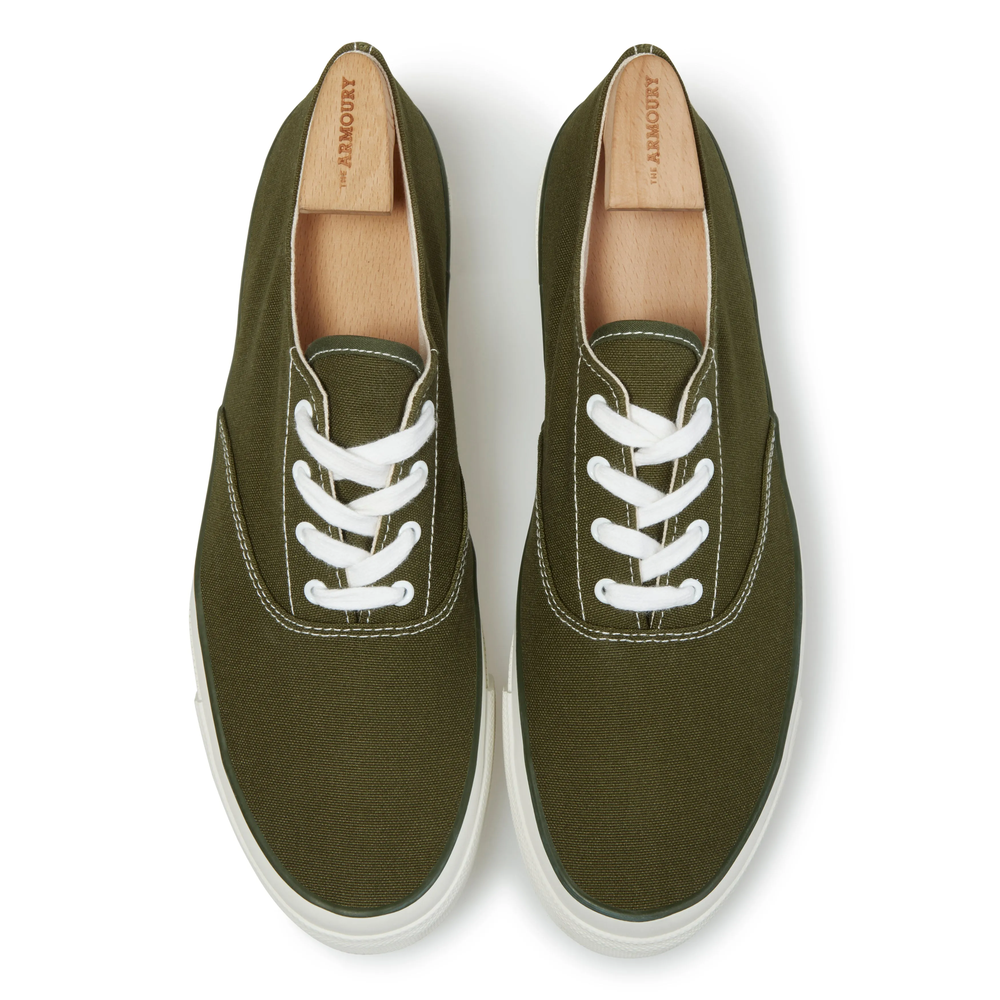 Cotton Canvas Deck Shoe Low