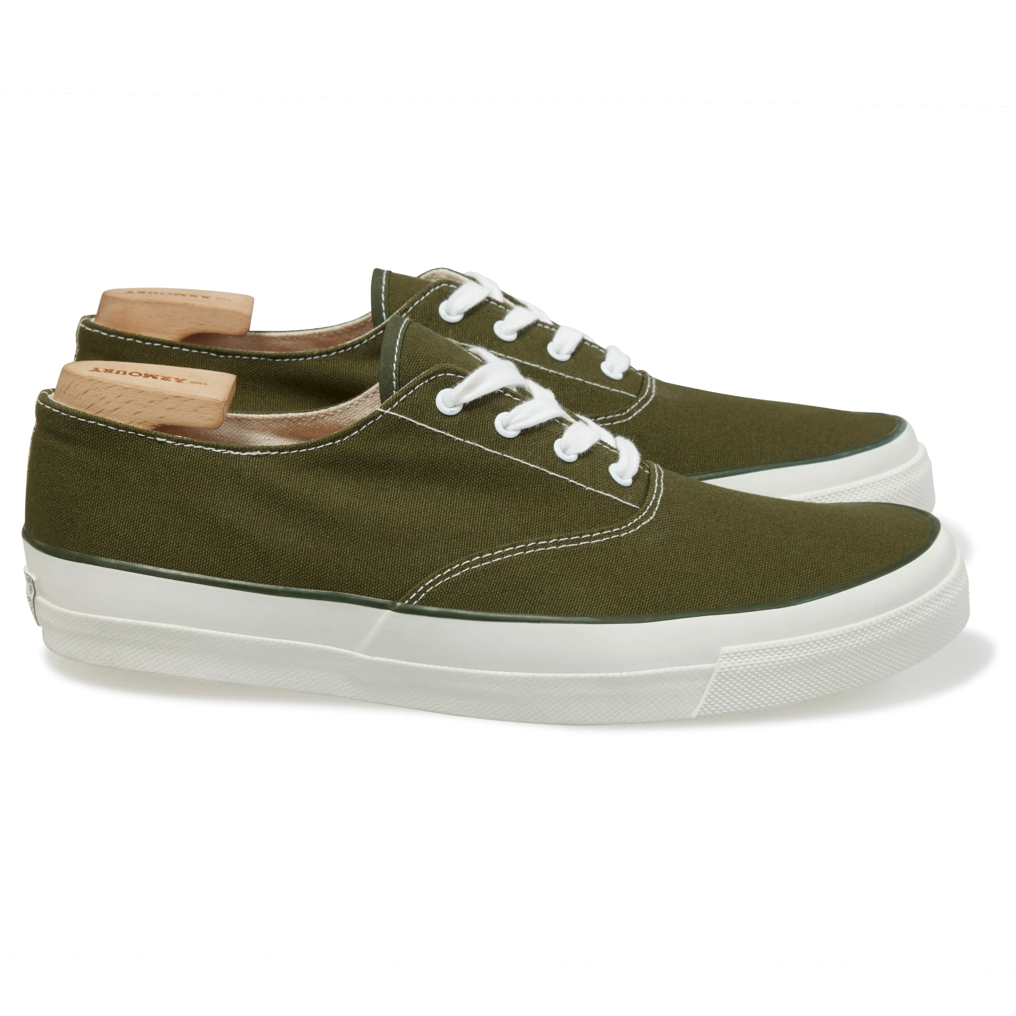 Cotton Canvas Deck Shoe Low