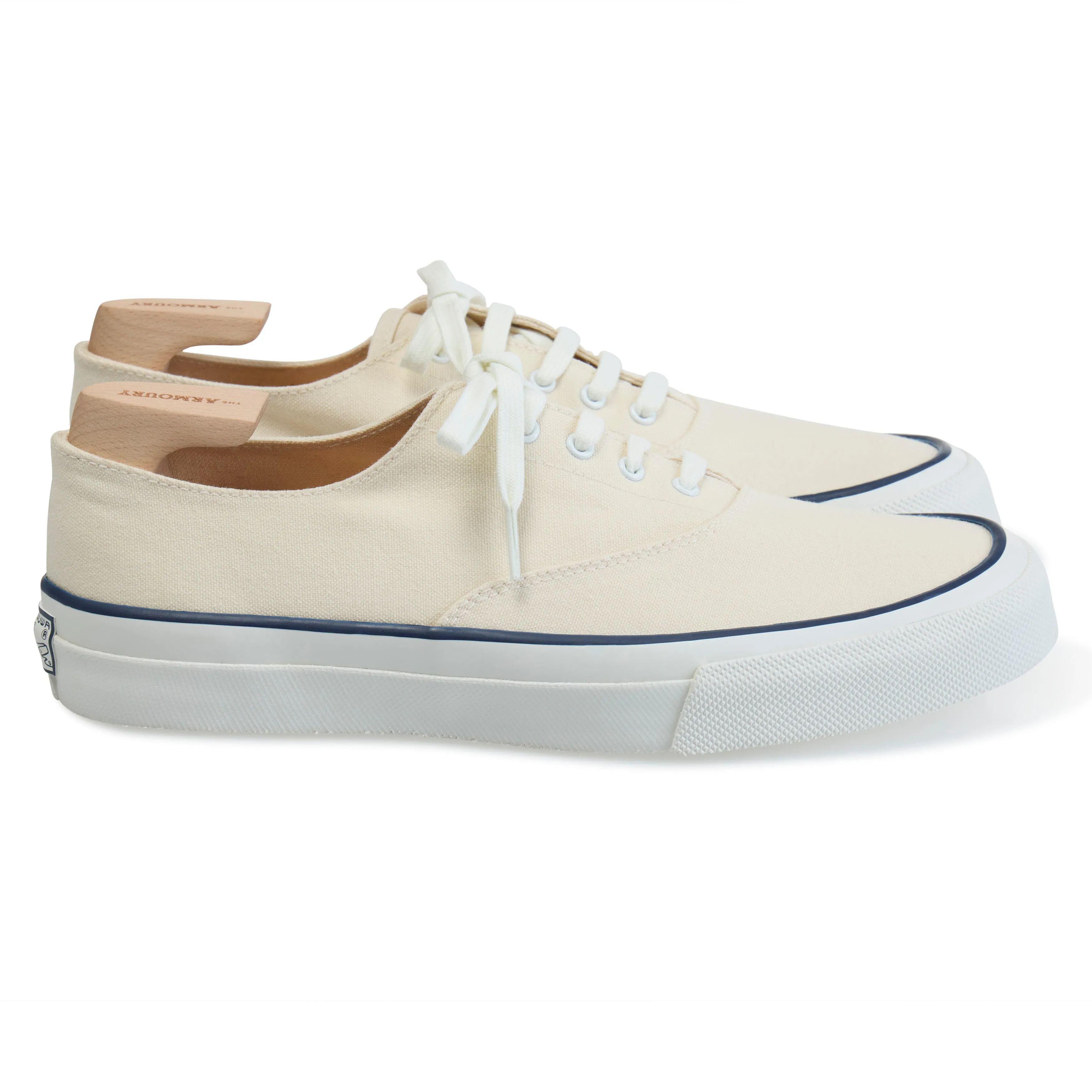 Cotton Canvas Deck Shoe Low