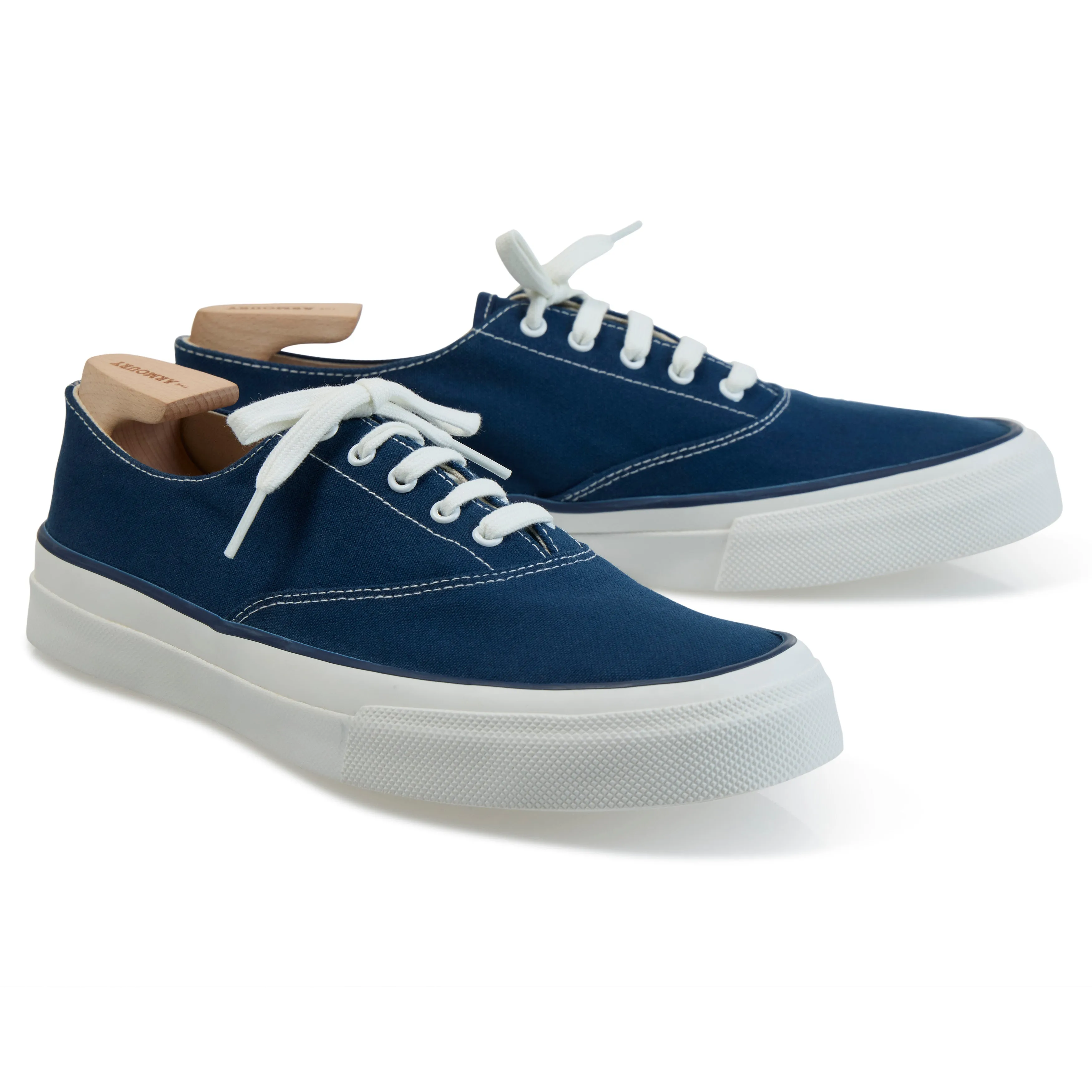 Cotton Canvas Deck Shoe Low