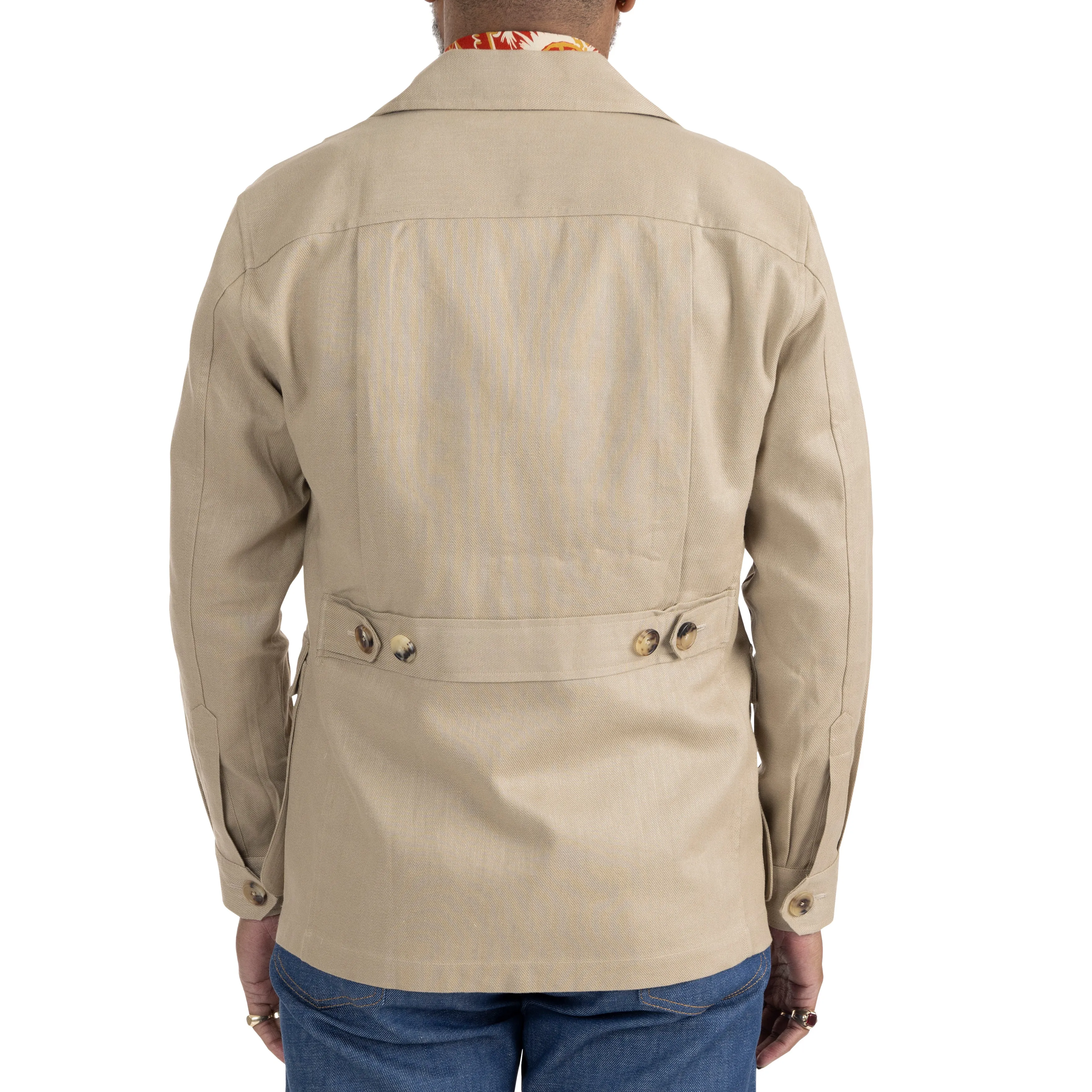 Cotton/Linen Twill Safari Jacket II