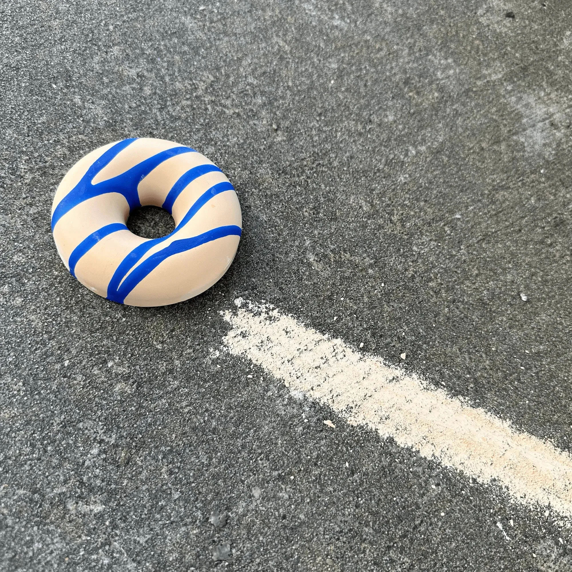 Drizzle Donut Handmade Sidewalk Chalk