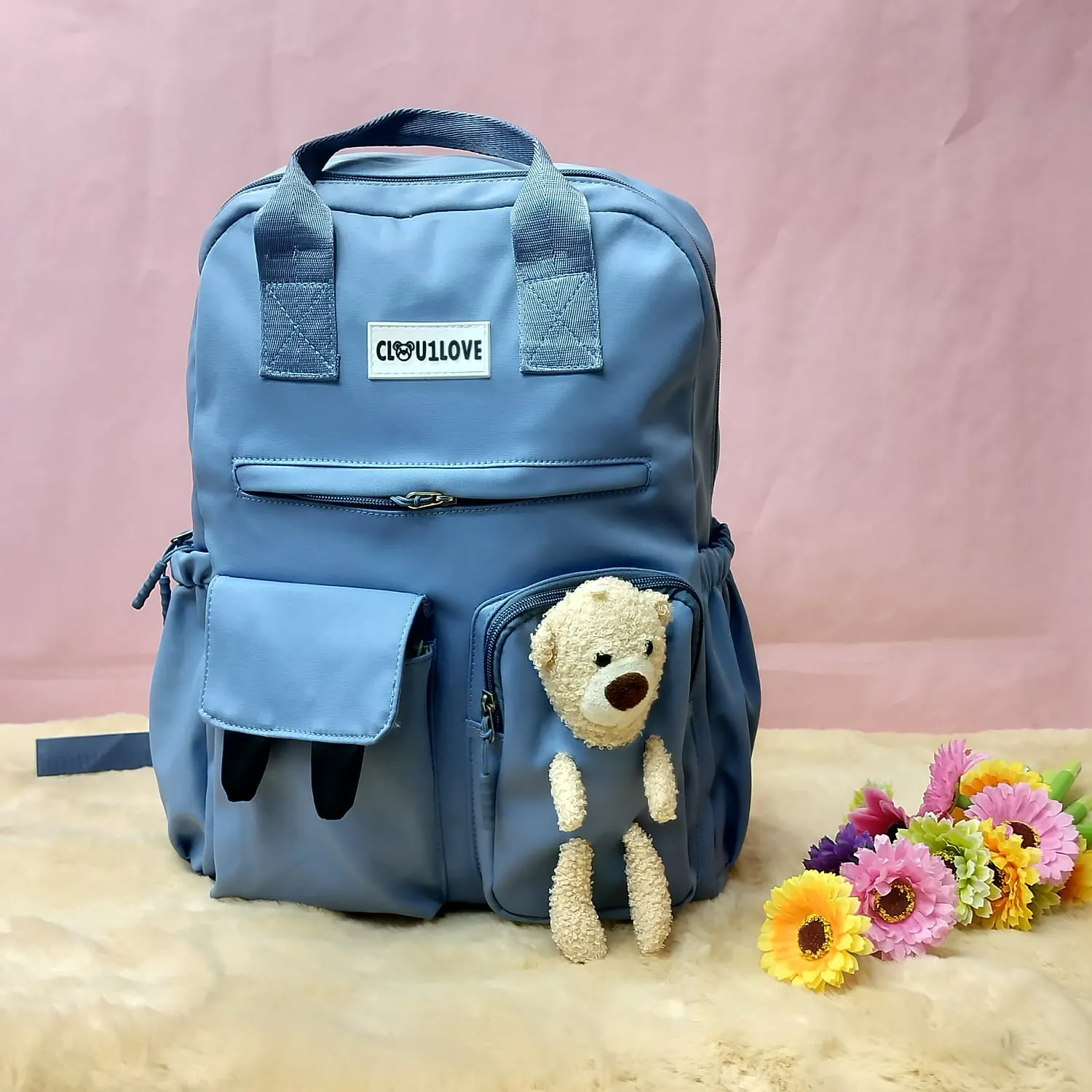 Fancy Bag  With Mini Teddy.