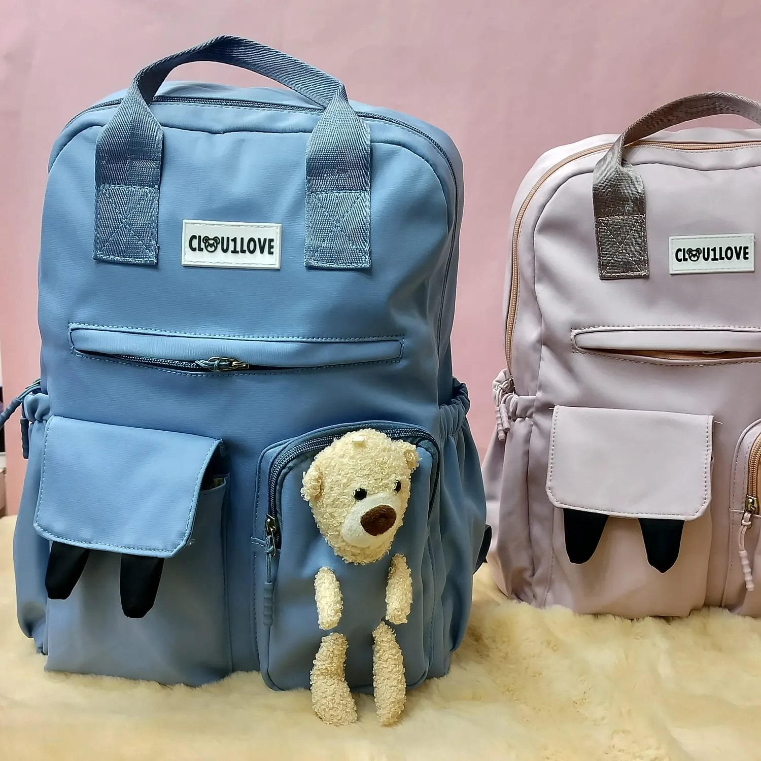 Fancy Bag  With Mini Teddy.