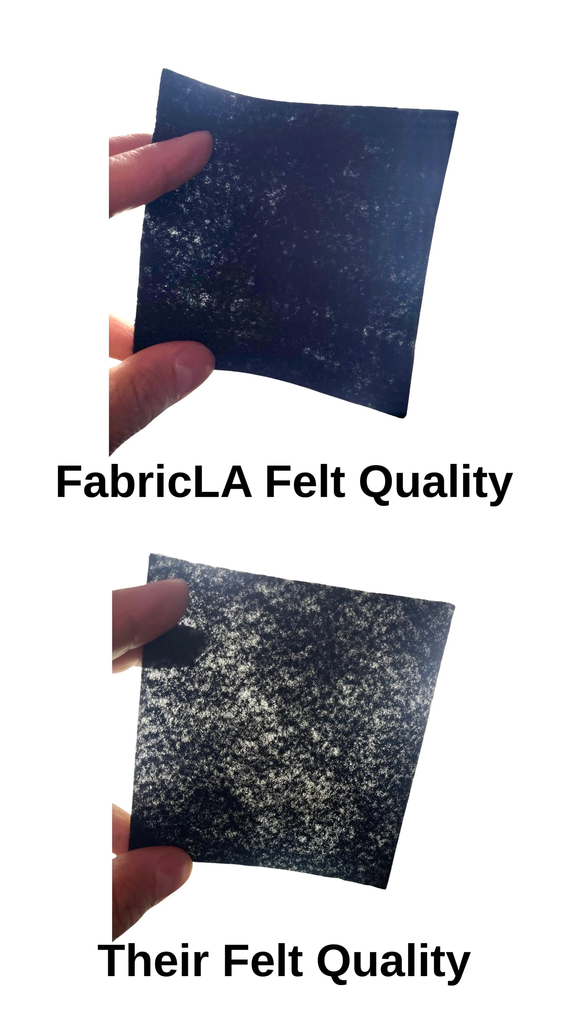 Felt Fabric by the Yard | 72 Inches Wide | Thick Felt | Charcoal