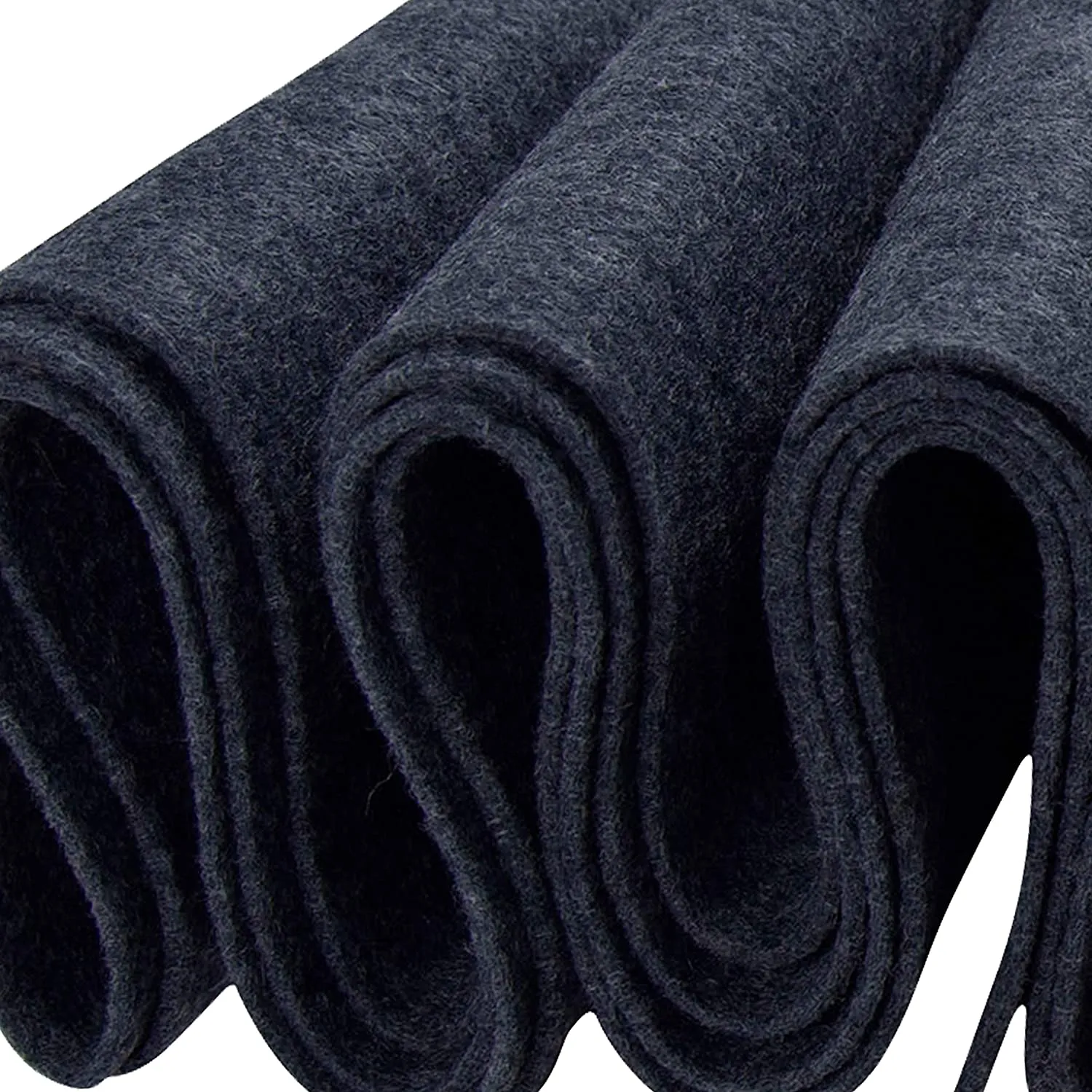 Felt Fabric by the Yard | 72 Inches Wide | Thick Felt | Charcoal