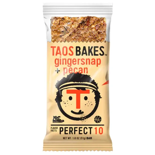 Gingersnap & Pecan Bars by Taos Bakes