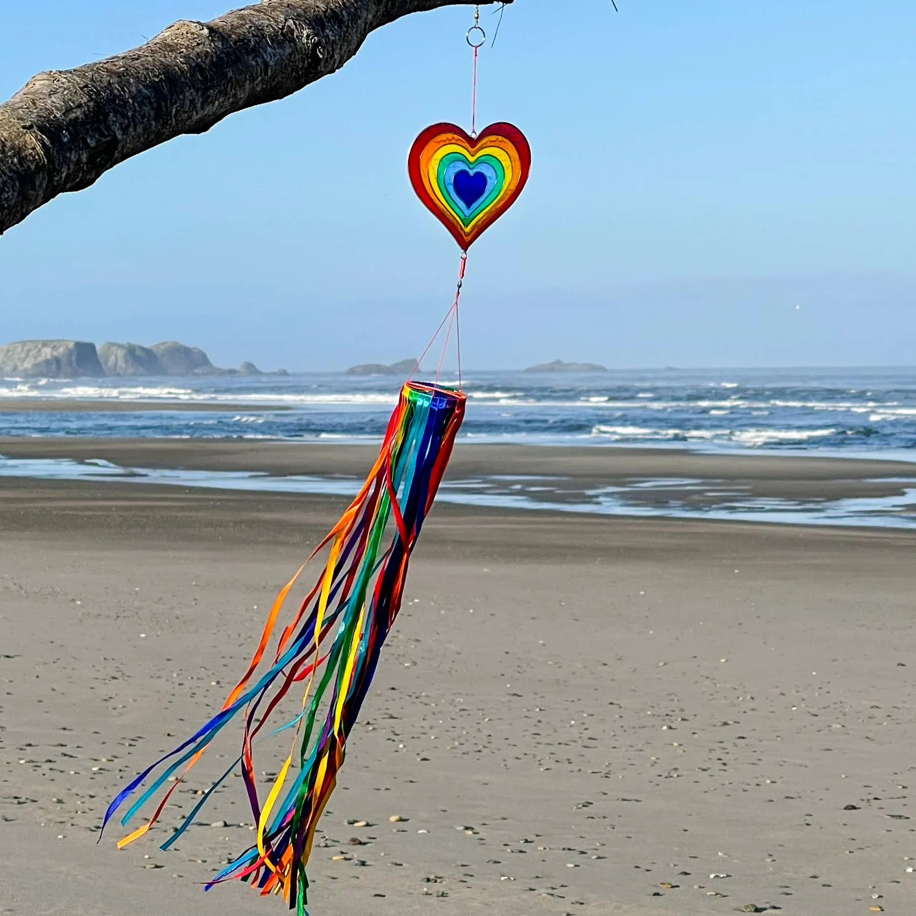 Heart & Ribbon Windsock