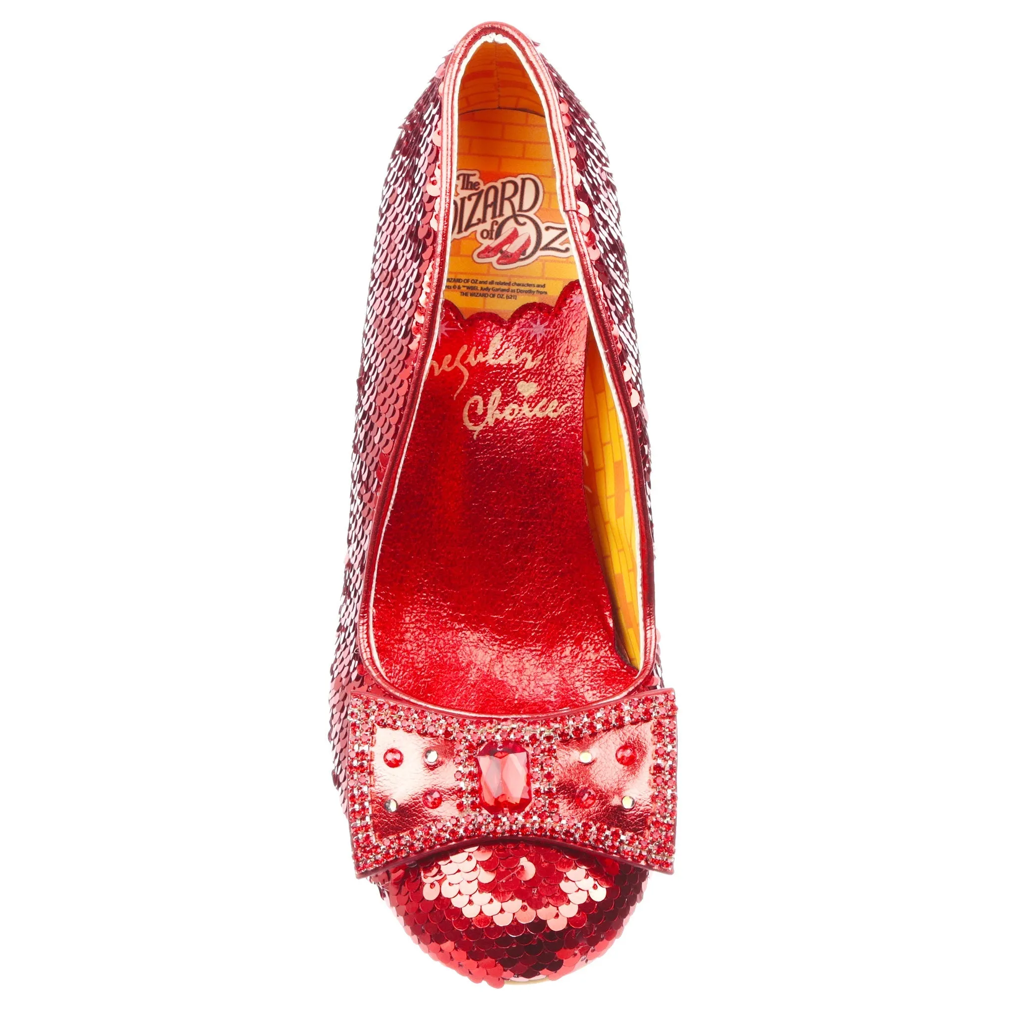 Irregular Choice Womens Wizard of Oz Think of Home Again High Heel - Red