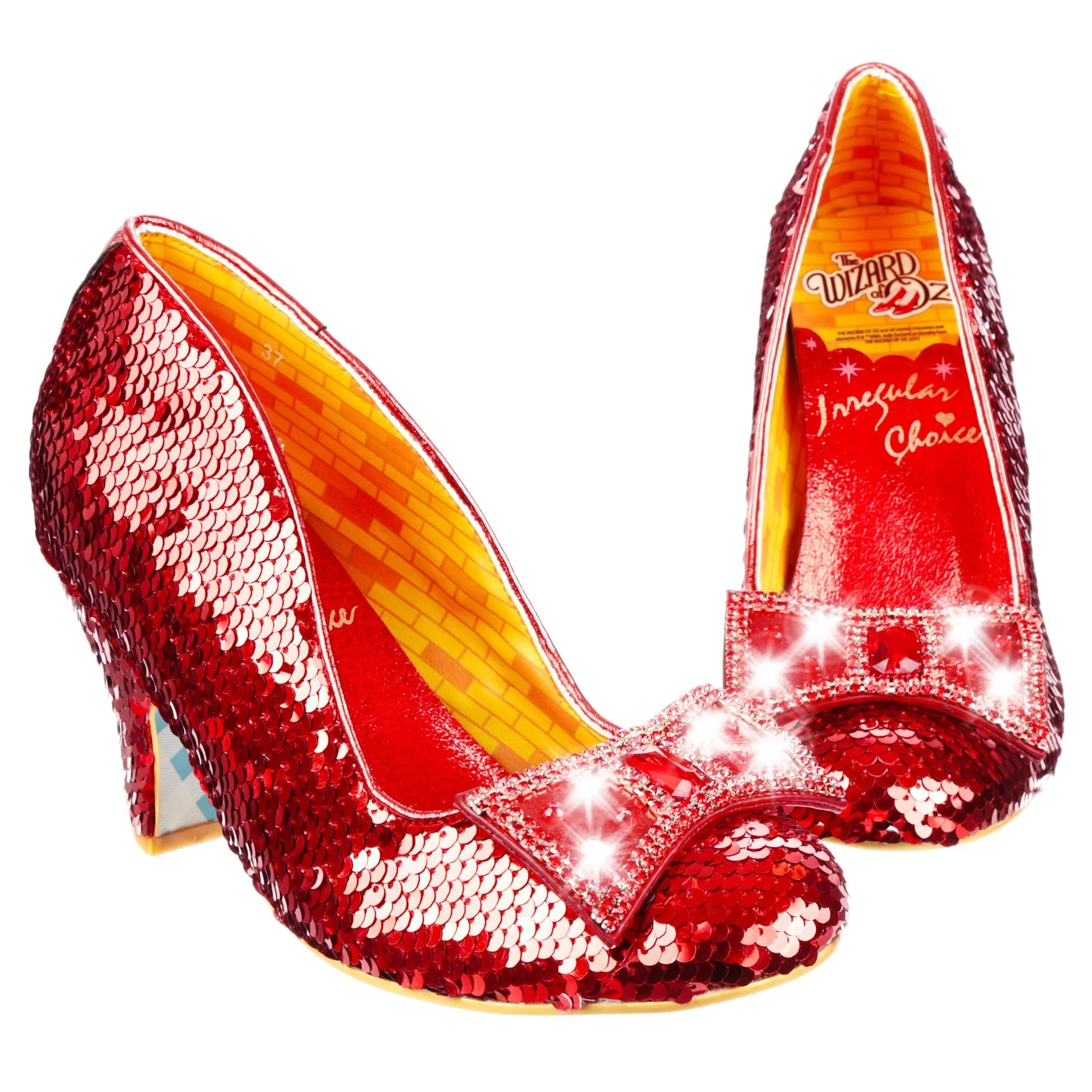 Irregular Choice Womens Wizard of Oz Think of Home Again High Heel - Red