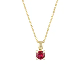 July Birthstone Necklace