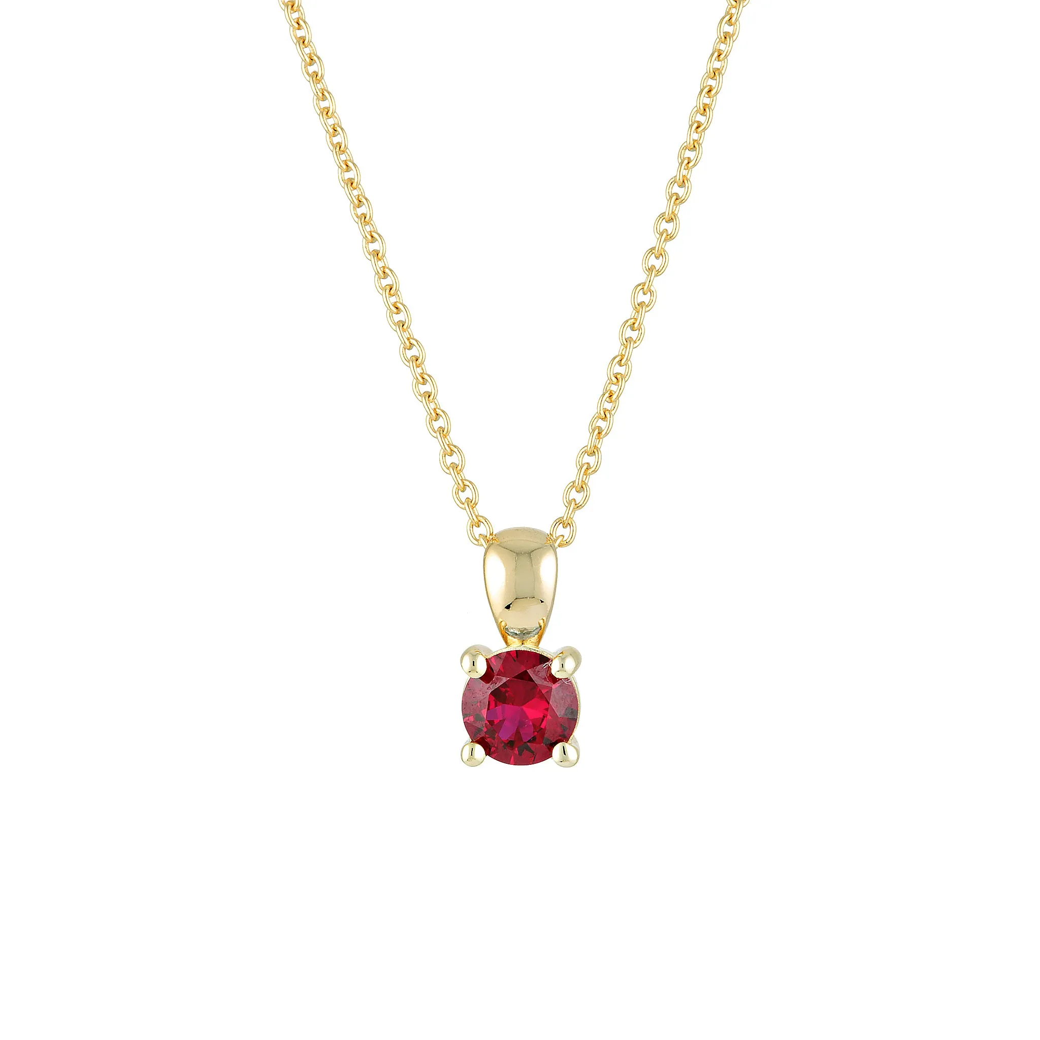 July Birthstone Necklace