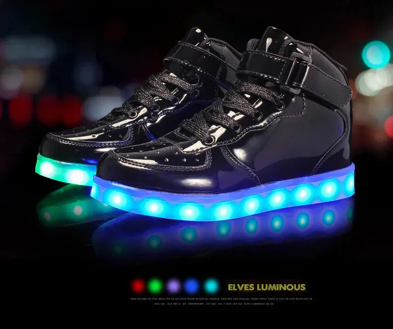 LED Shoes Kids Boys Girls Luminous Sneakers With Lights Glowing Led Slippers for Children Adult Feminino tenis