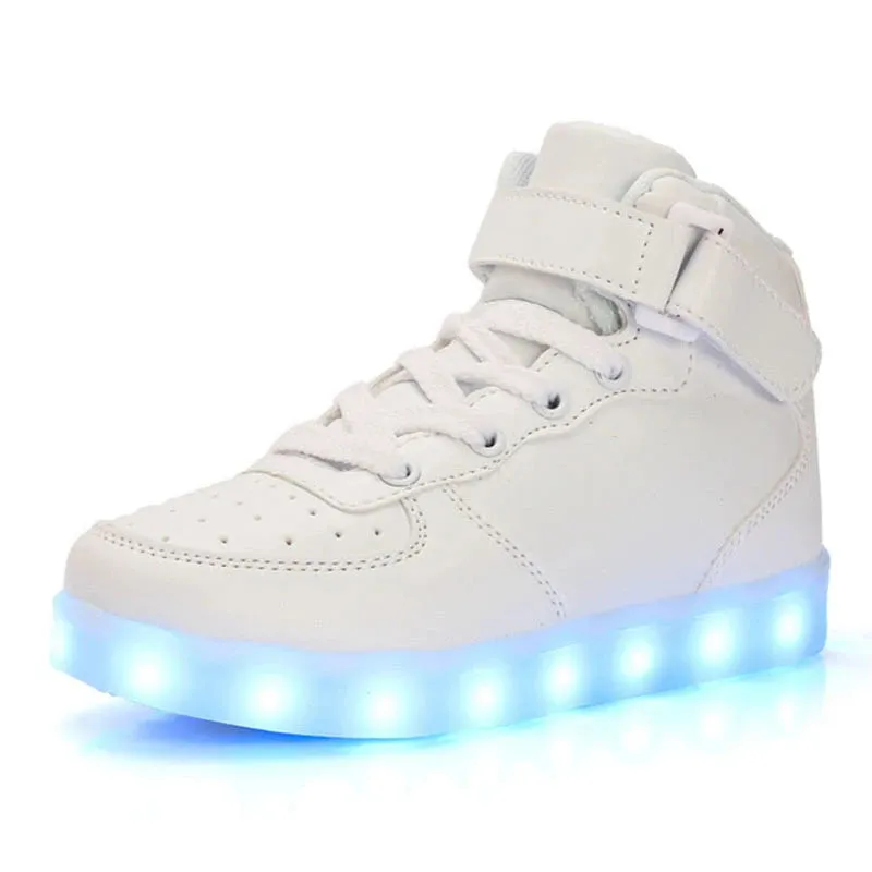 LED Shoes Kids Boys Girls Luminous Sneakers With Lights Glowing Led Slippers for Children Adult Feminino tenis