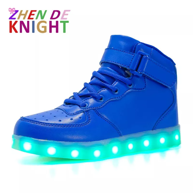 LED Shoes Kids Boys Girls Luminous Sneakers With Lights Glowing Led Slippers for Children Adult Feminino tenis