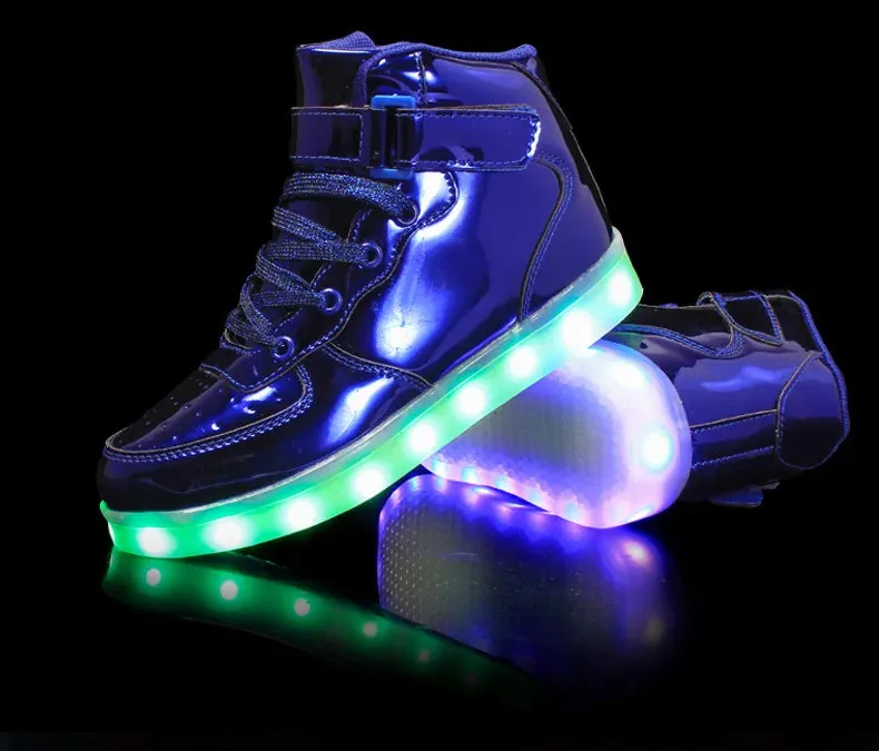 LED Shoes Kids Boys Girls Luminous Sneakers With Lights Glowing Led Slippers for Children Adult Feminino tenis