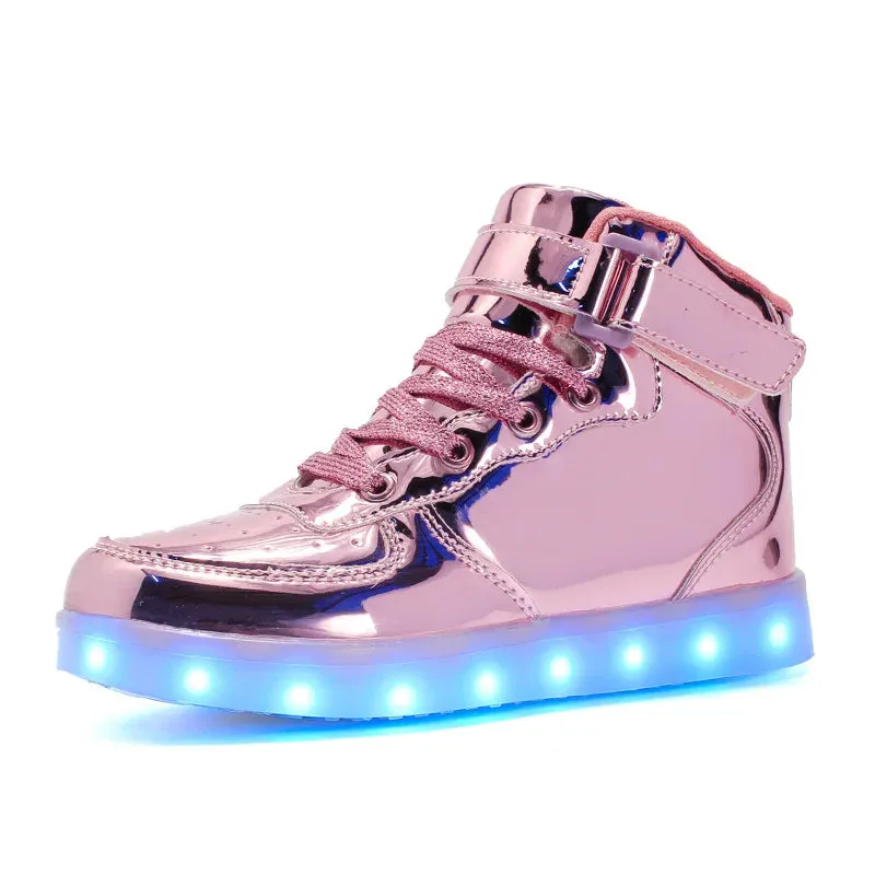 LED Shoes Kids Boys Girls Luminous Sneakers With Lights Glowing Led Slippers for Children Adult Feminino tenis