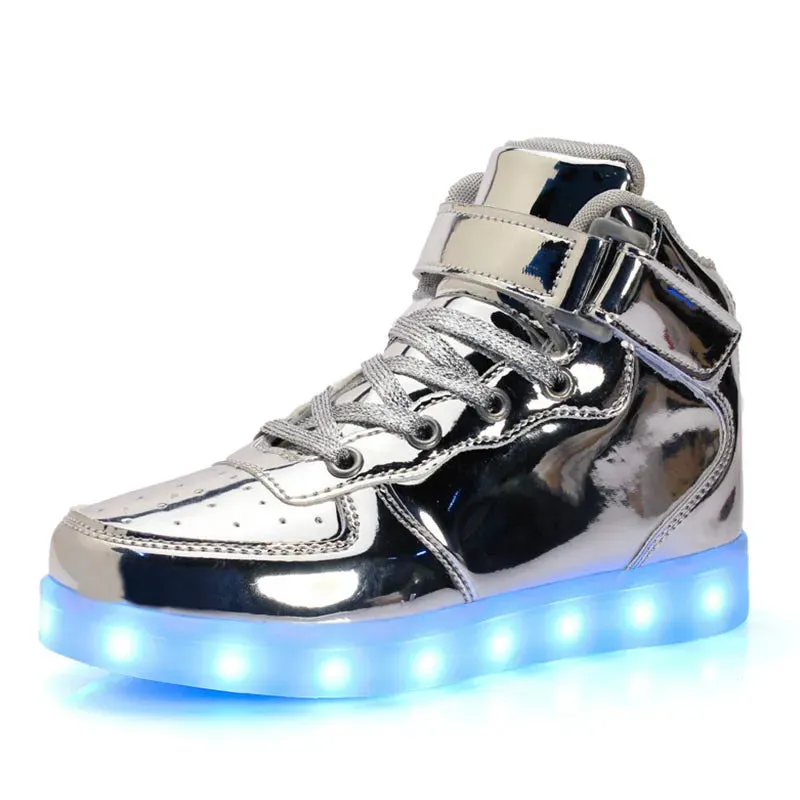 LED Shoes Kids Boys Girls Luminous Sneakers With Lights Glowing Led Slippers for Children Adult Feminino tenis